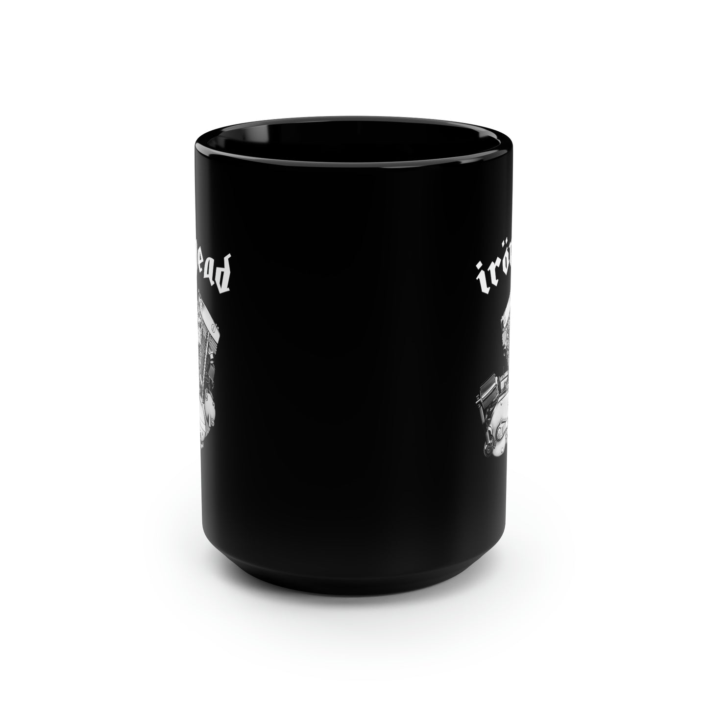 IRONHEAD 1 Black Mug, 15oz