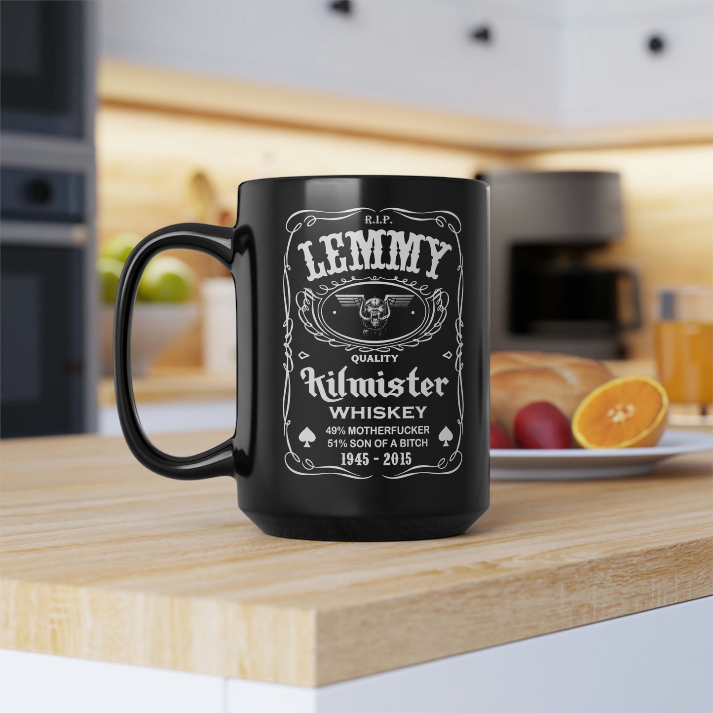 LEMMY TRIBUTE 2 Black Mug, 15oz