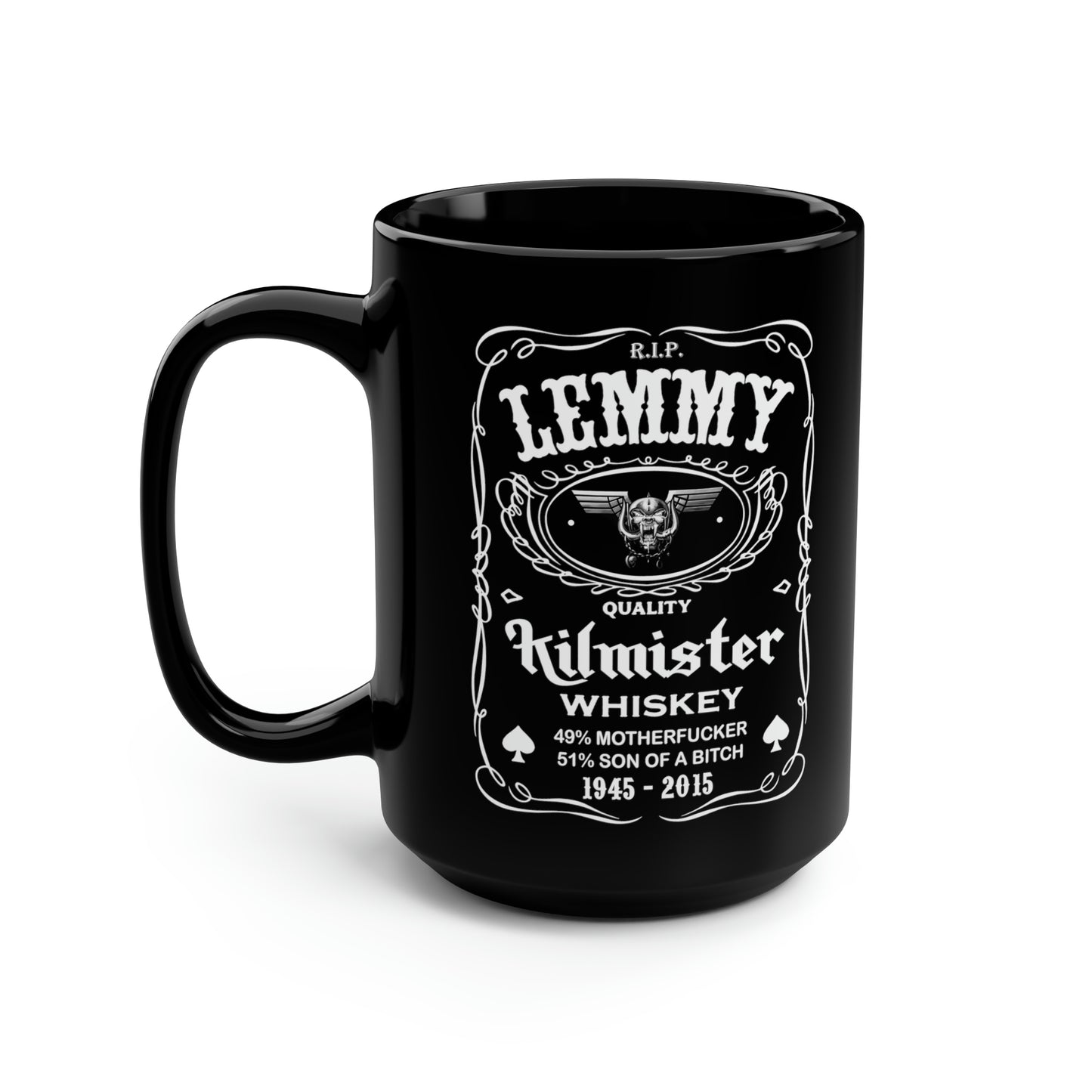 LEMMY TRIBUTE 2 Black Mug, 15oz