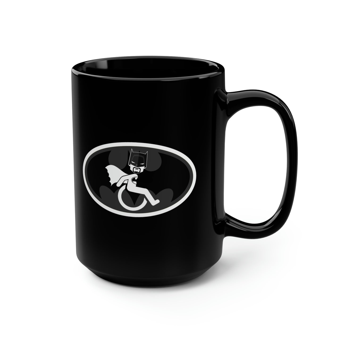 WHEELCHARIOT 10 (Bruce) 2 Black Mug, 15oz