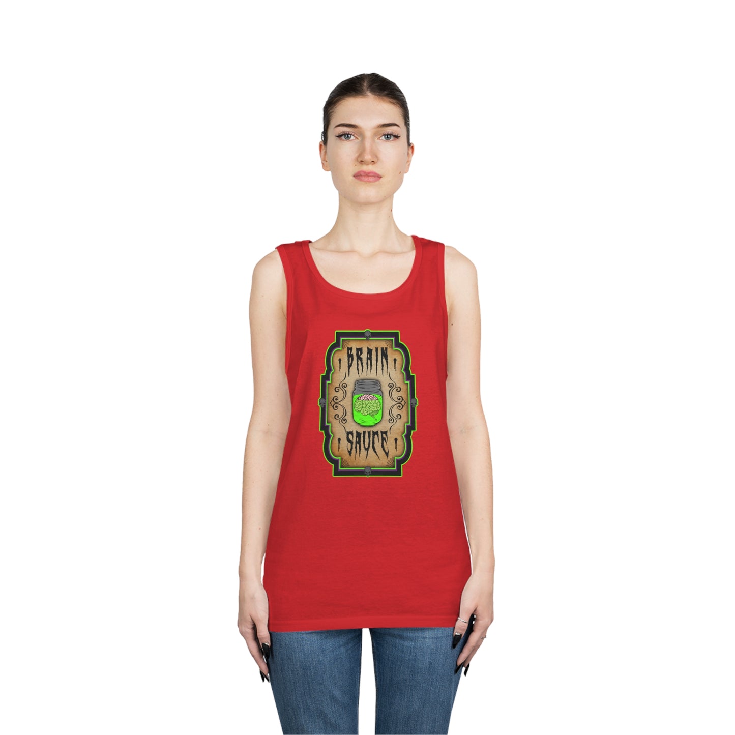 WITCHERY POTIONS 5 (BRAIN SAUCE)  Unisex Heavy Cotton Tank Top