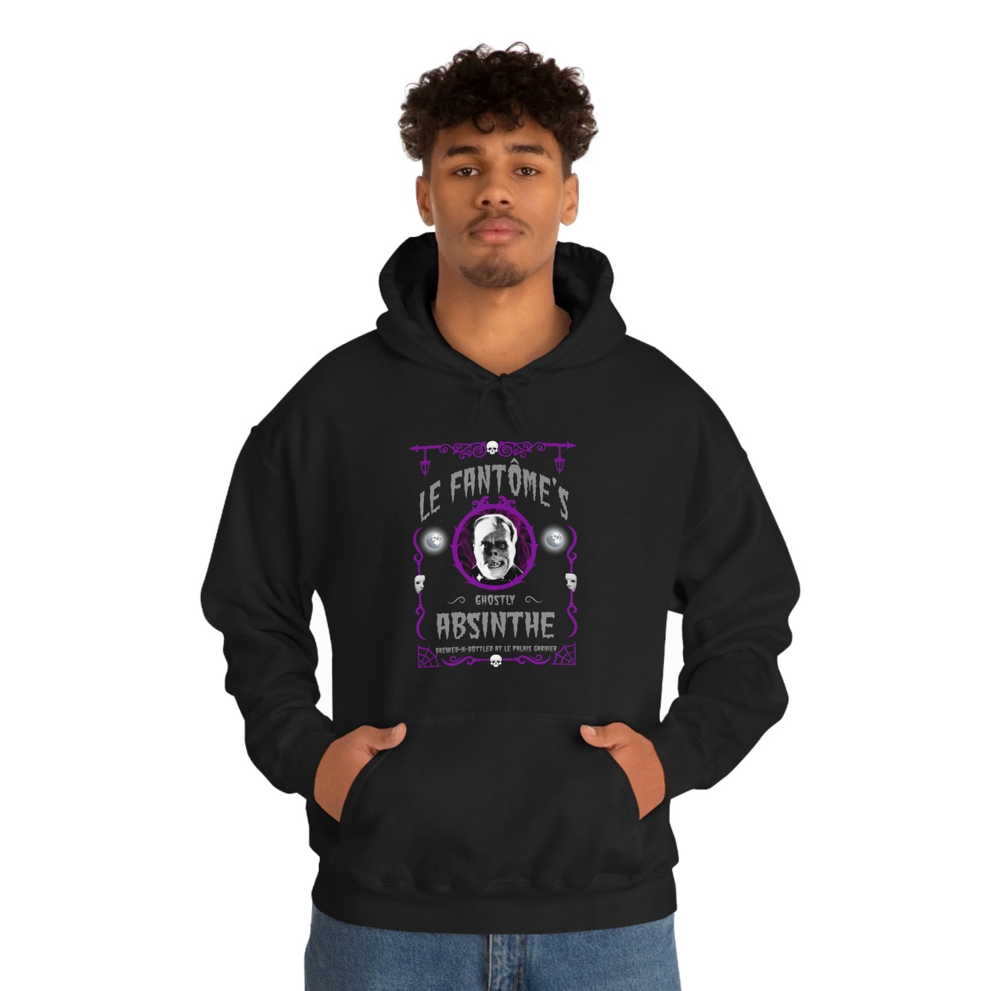 ABSINTHE MONSTERS 11 (PHANTOM) Unisex Heavy Blend™ Hooded Sweatshirt