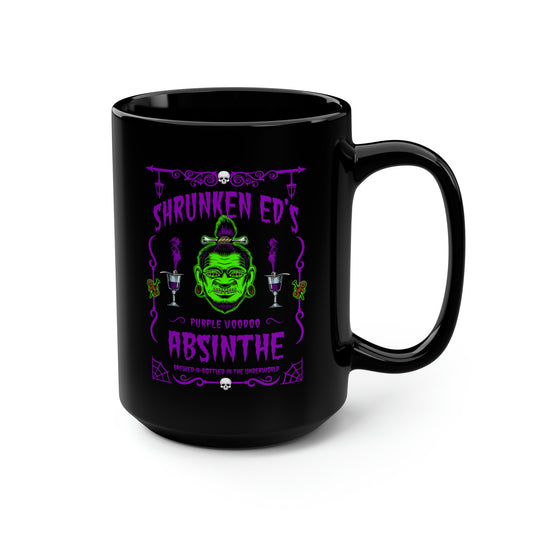 ABSINTHE MONSTERS (SHRUNKEN ED) Black Mug, 15oz