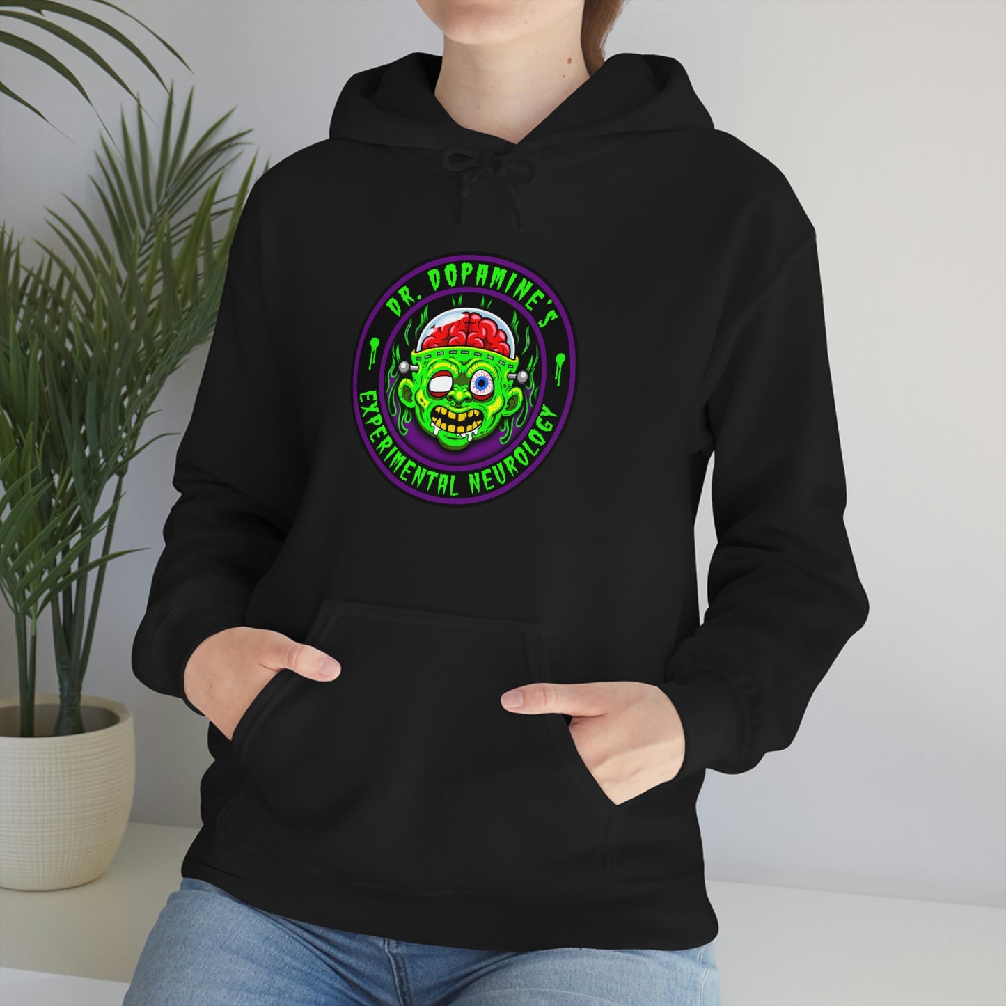 DR DOPAMINE'S - EXPERIMENTAL NEUROLOGY Unisex Heavy Blend™ Hooded Sweatshirt