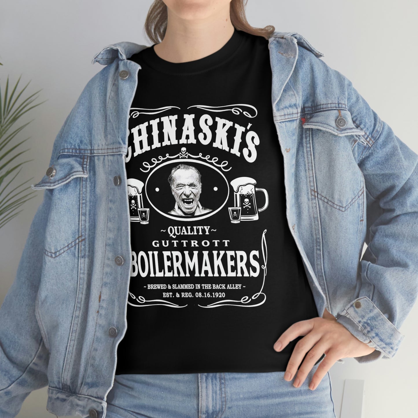 CHINASKIS (BOILERMAKERS) Unisex Heavy Cotton Tee