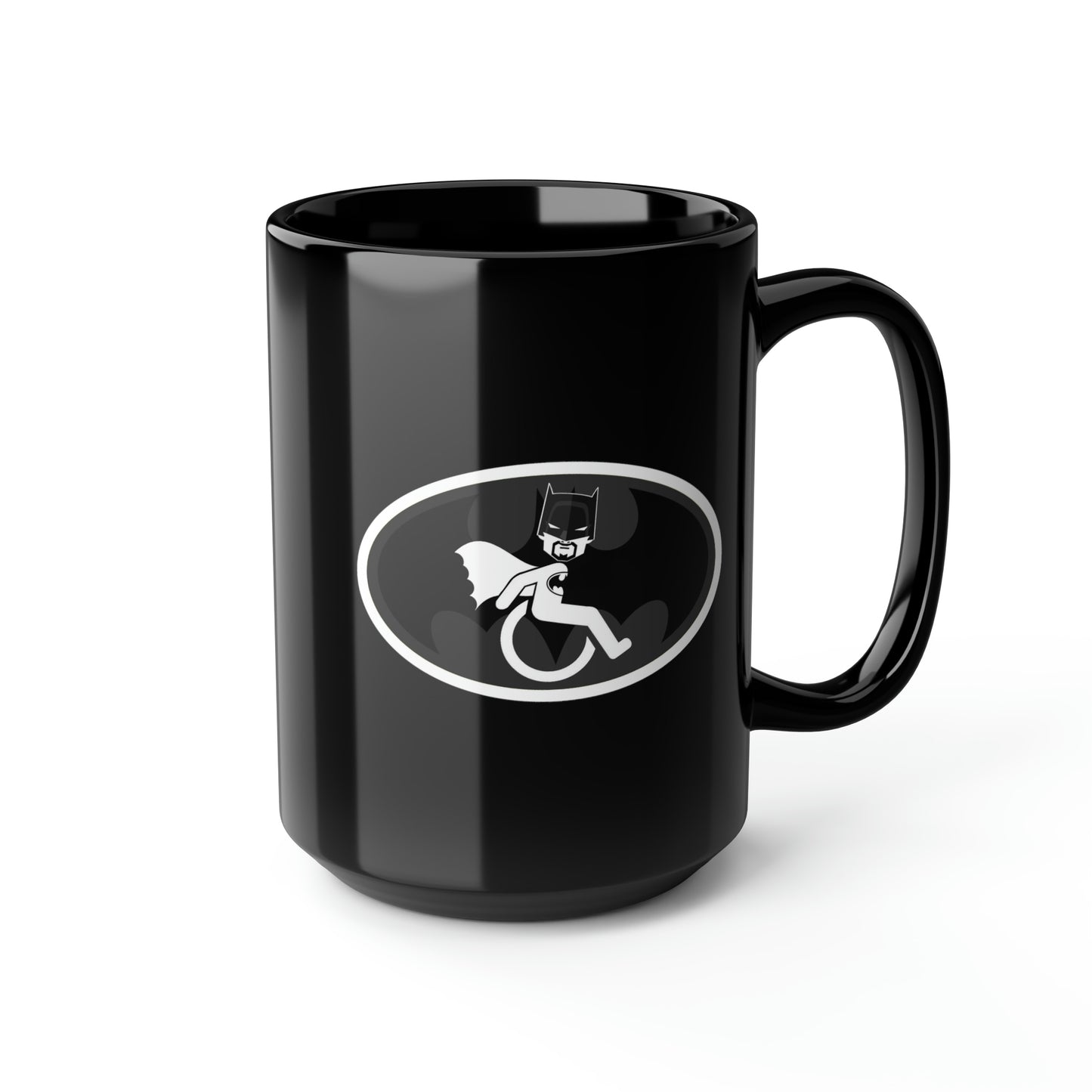 WHEELCHARIOT 10 (Bruce) 2 Black Mug, 15oz