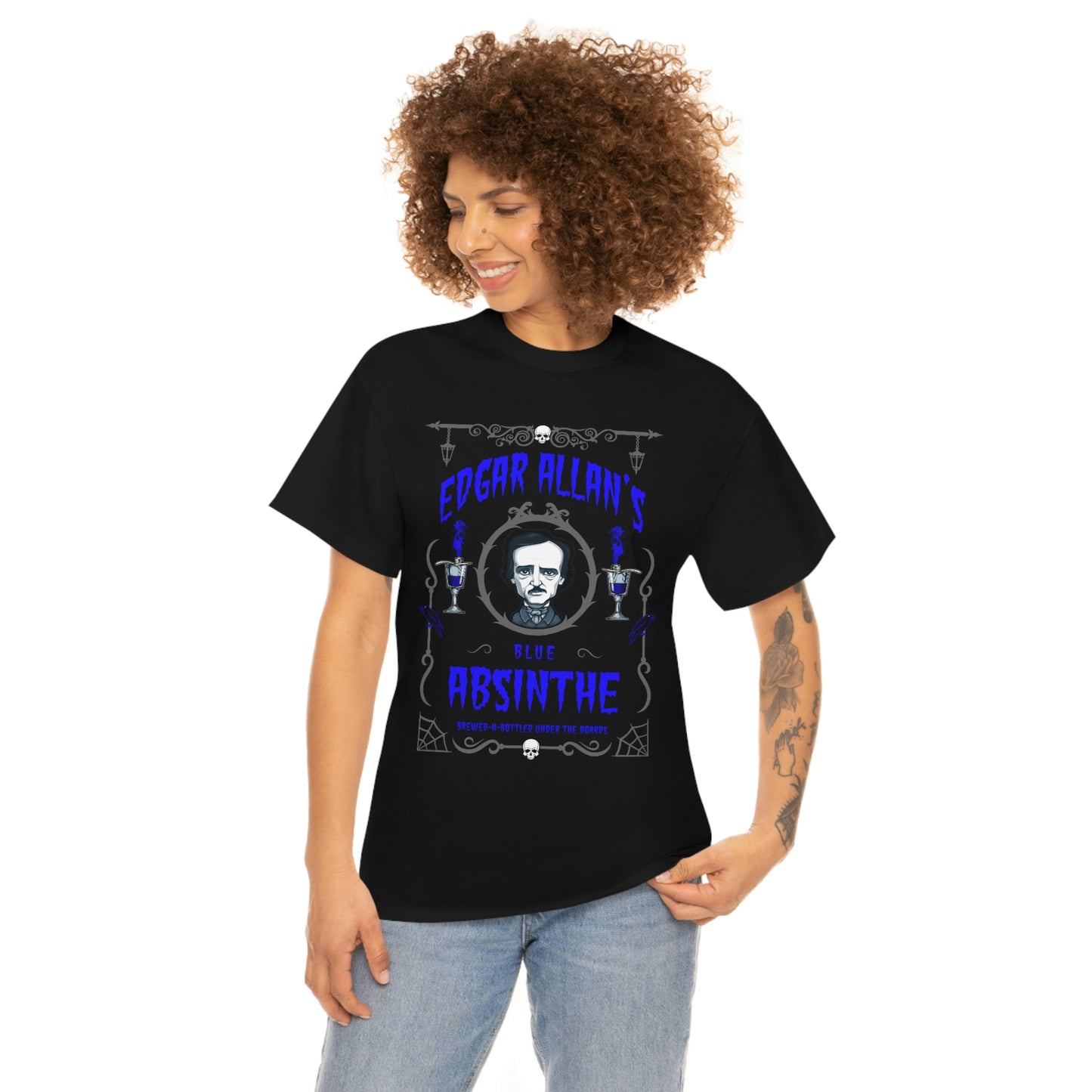 ABSINTHE MONSTERS (POE) Unisex Heavy Cotton Tee