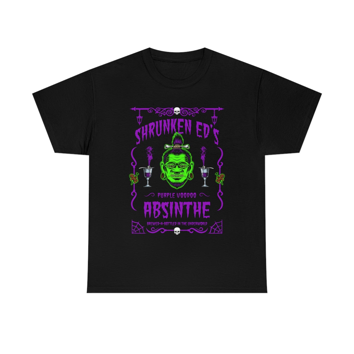 ABSINTHE MONSTERS (SHRUNKEN ED) Unisex Heavy Cotton Tee