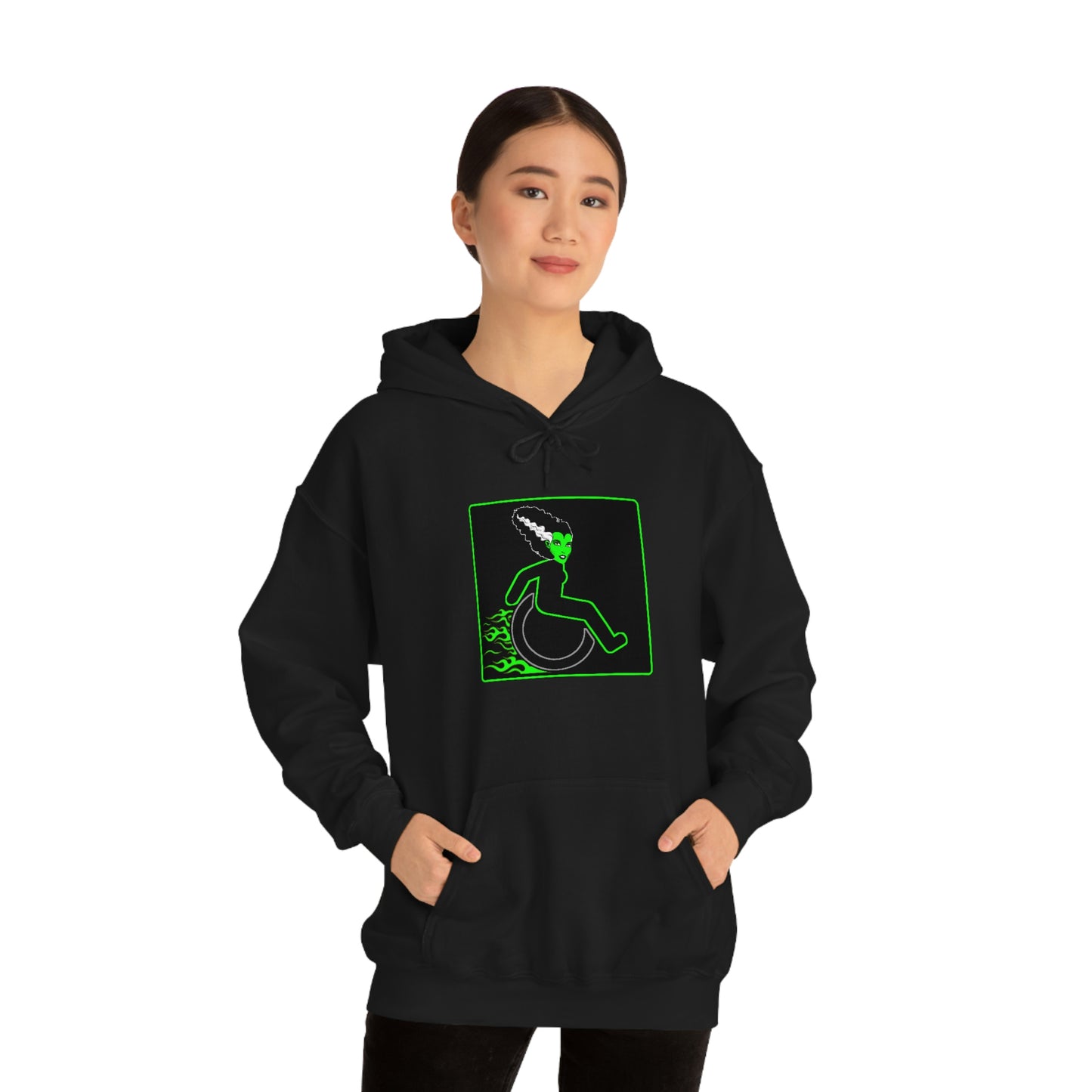 WHEELCHARIOT 14 (Bride) Unisex Heavy Blend™ Hooded Sweatshirt