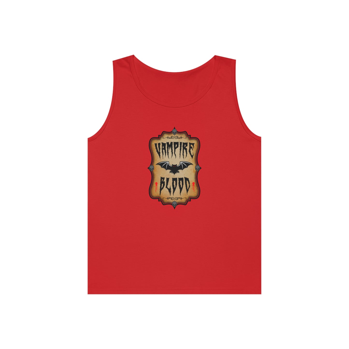 WITCHERY POTIONS 9 (VAMPIRE BLOOD)  Unisex Heavy Cotton Tank Top