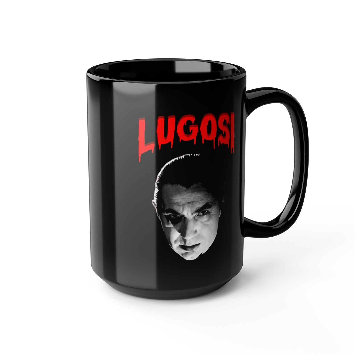 LUGOSI Black Mug, 15oz