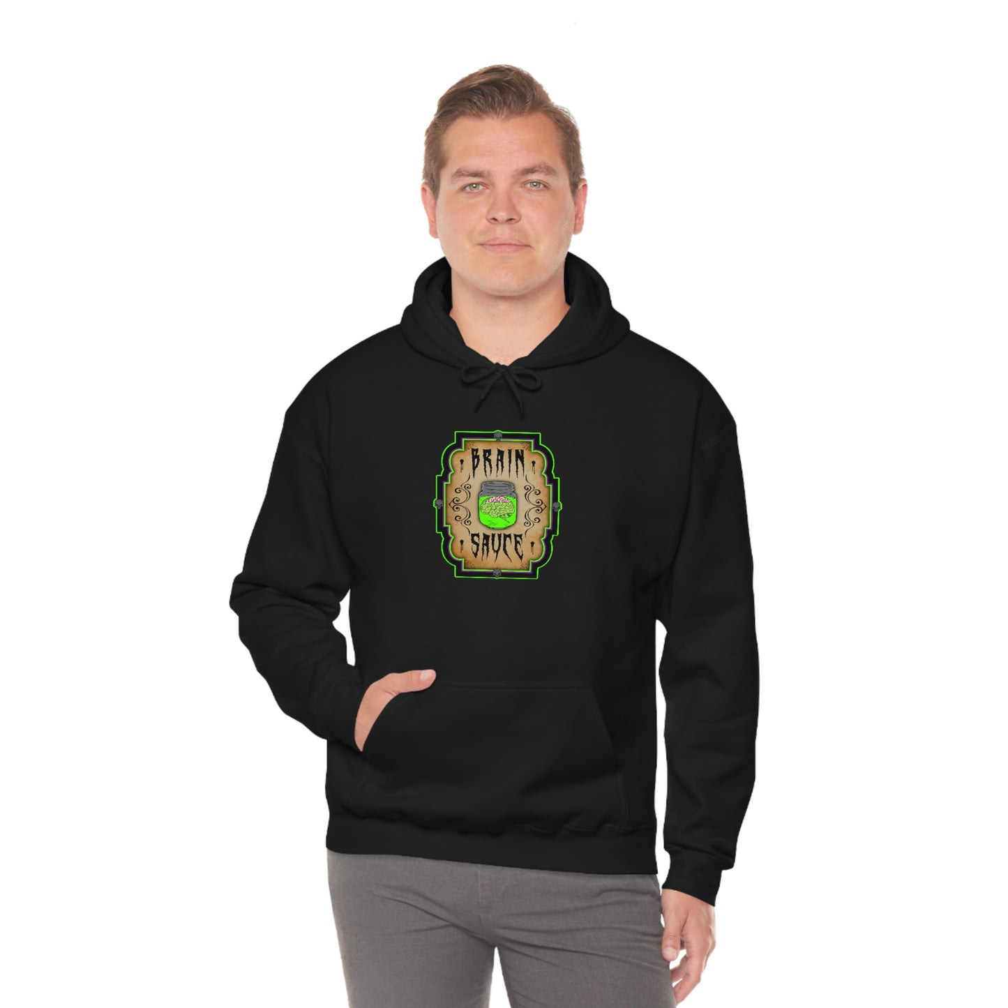 WITCHERY POTIONS 5 (BRAIN SAUCE) Unisex Heavy Blend™ Hooded Sweatshirt