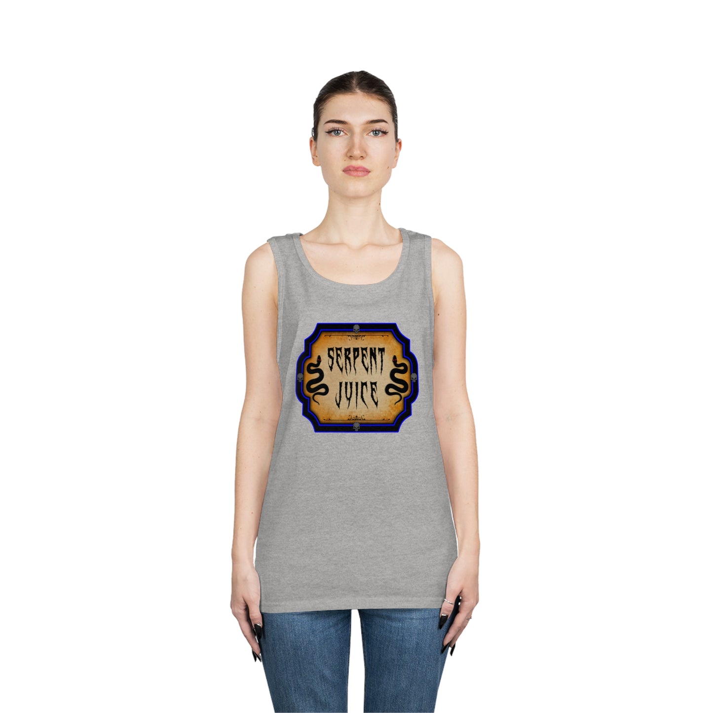 WITCHERY POTIONS 10 (SERPENT JUICE)  Unisex Heavy Cotton Tank Top