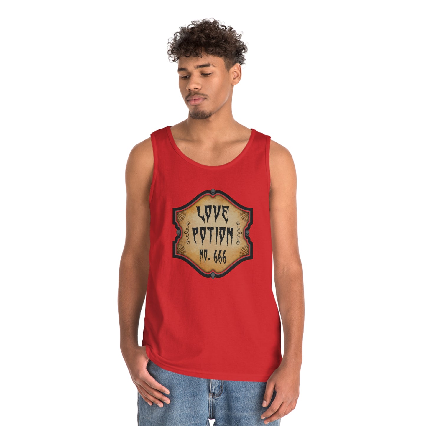 WITCHERY POTIONS 7 (LOVE POTION NO. 666)  Unisex Heavy Cotton Tank Top