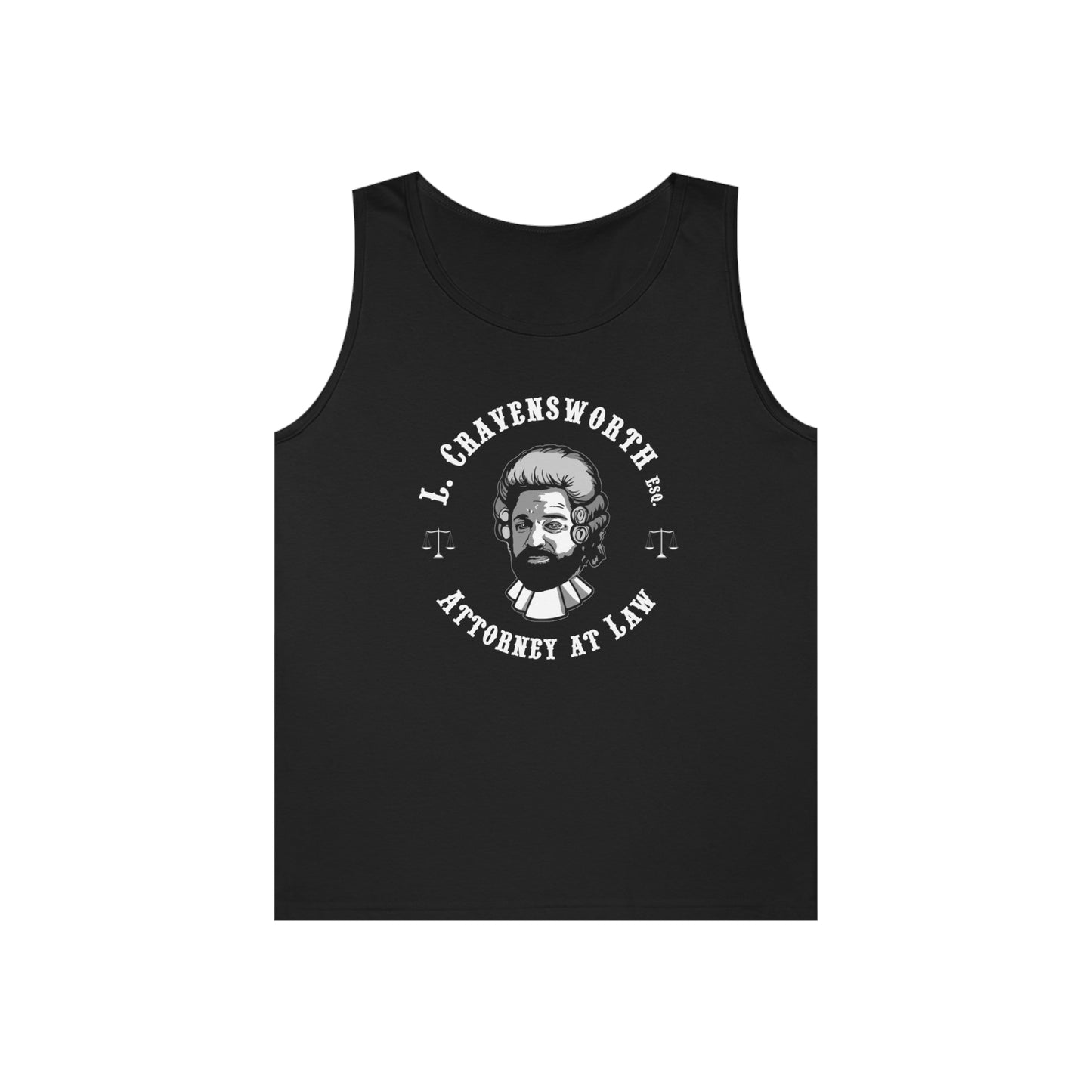 LASZLO CRAVENSWORTH Unisex Heavy Cotton Tank Top