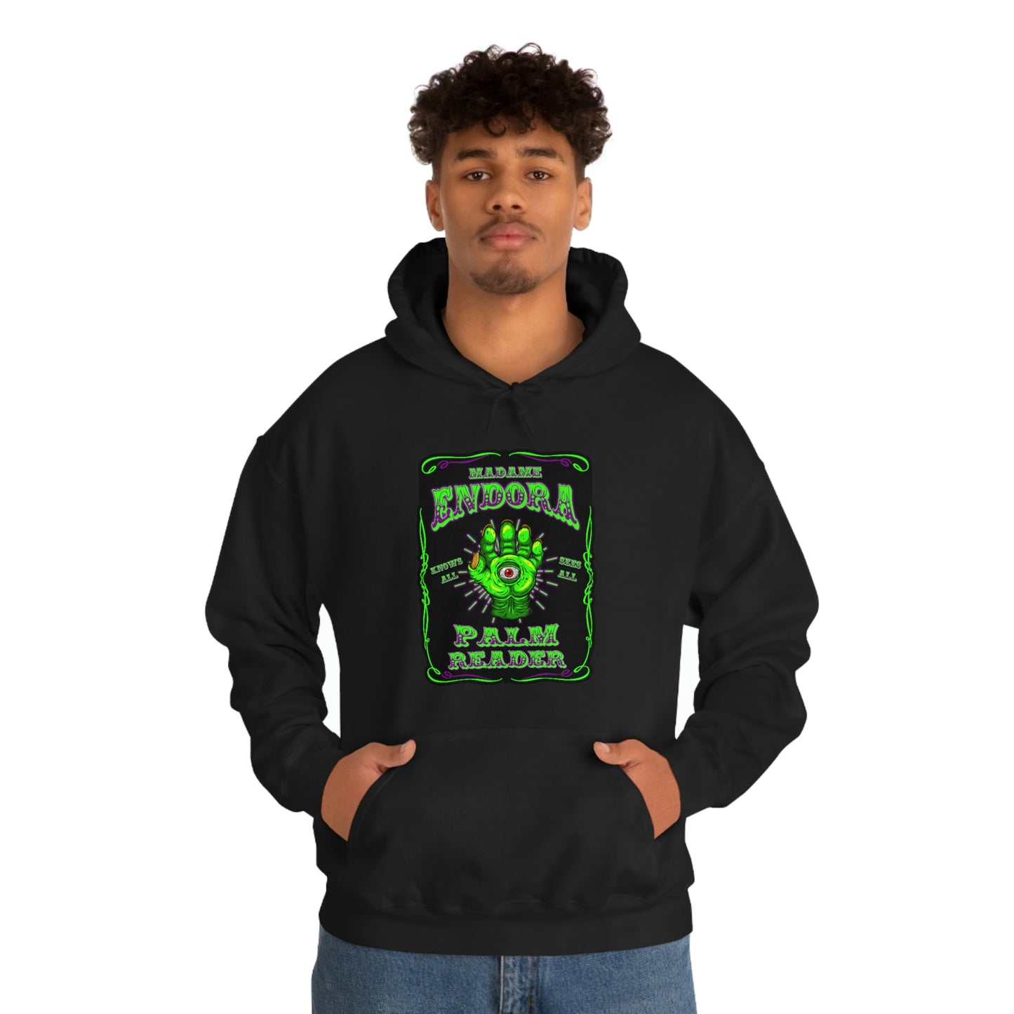 MADAME ENDORA - PALM READER Unisex Heavy Blend™ Hooded Sweatshirt