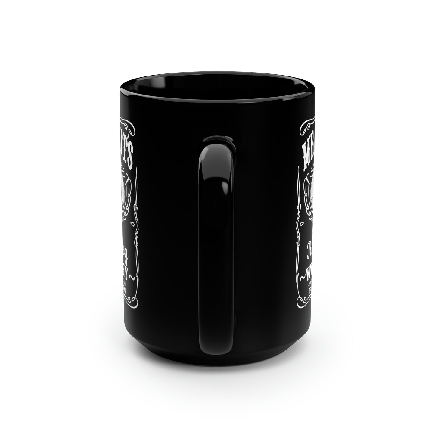 MR WAITS 1 (JD)(RAIN DOG) Black Mug, 15oz