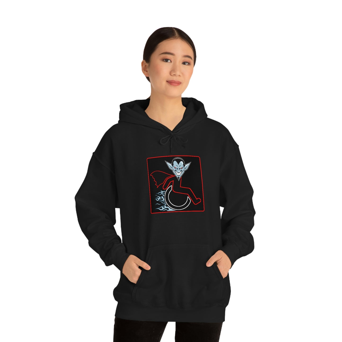 WHEELCHARIOT 7 (Drac) 1 Unisex Heavy Blend™ Hooded Sweatshirt