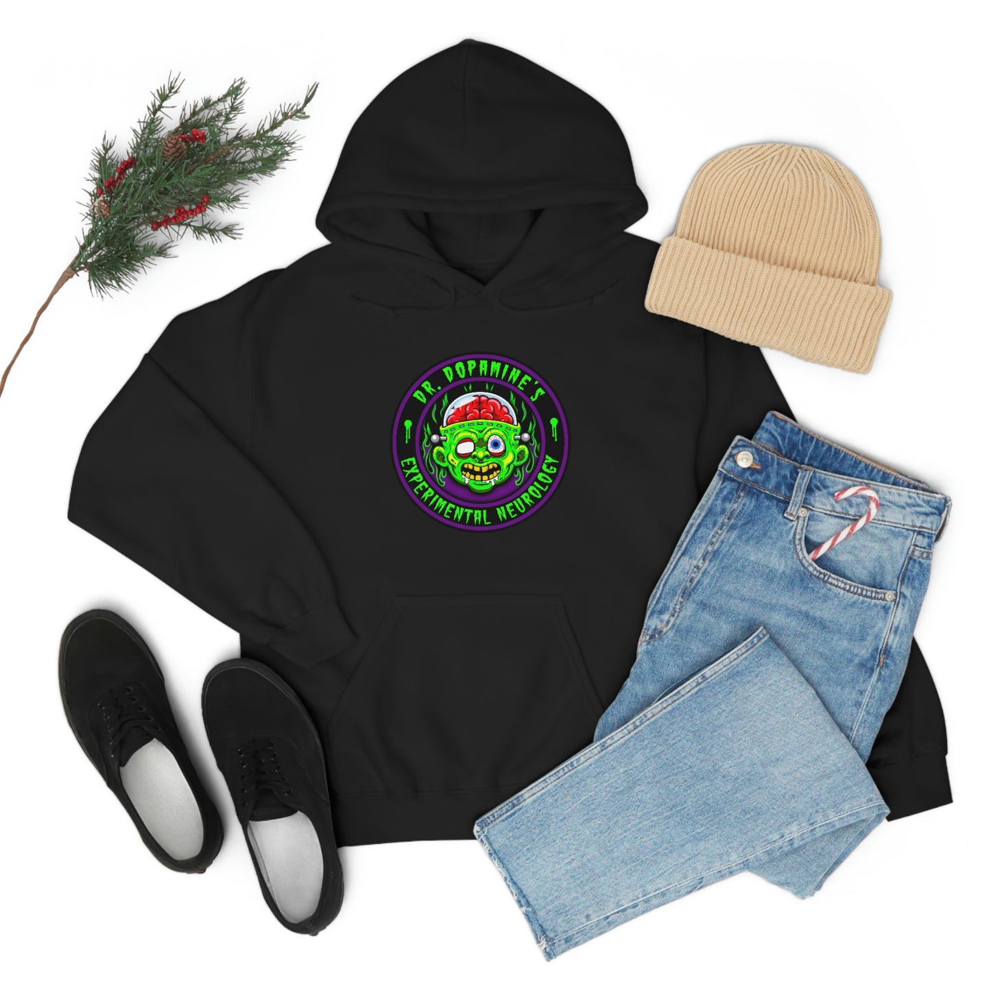 DR DOPAMINE'S - EXPERIMENTAL NEUROLOGY Unisex Heavy Blend™ Hooded Sweatshirt