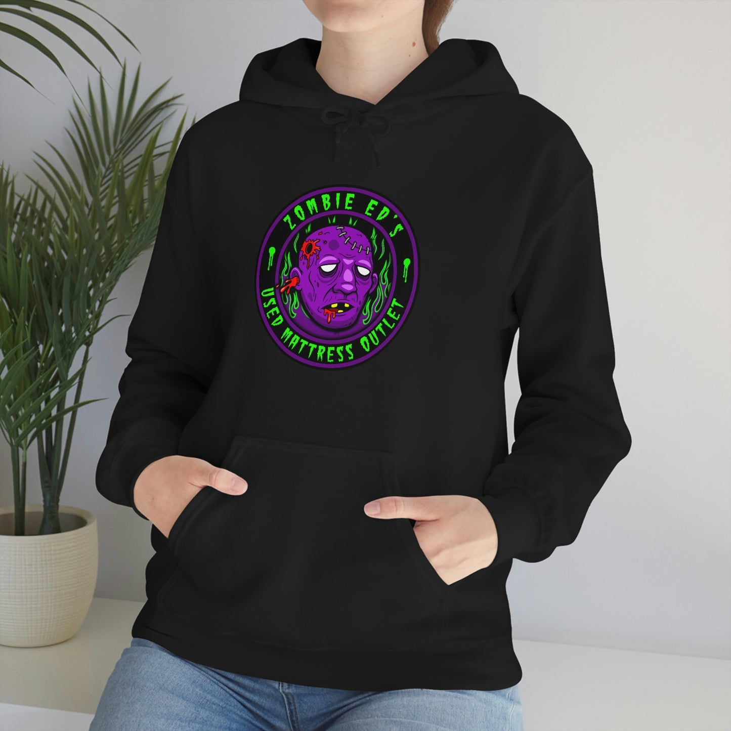 ZOMBIE ED'S - USED MATTRESS OUTLET Unisex Heavy Blend™ Hooded Sweatshirt