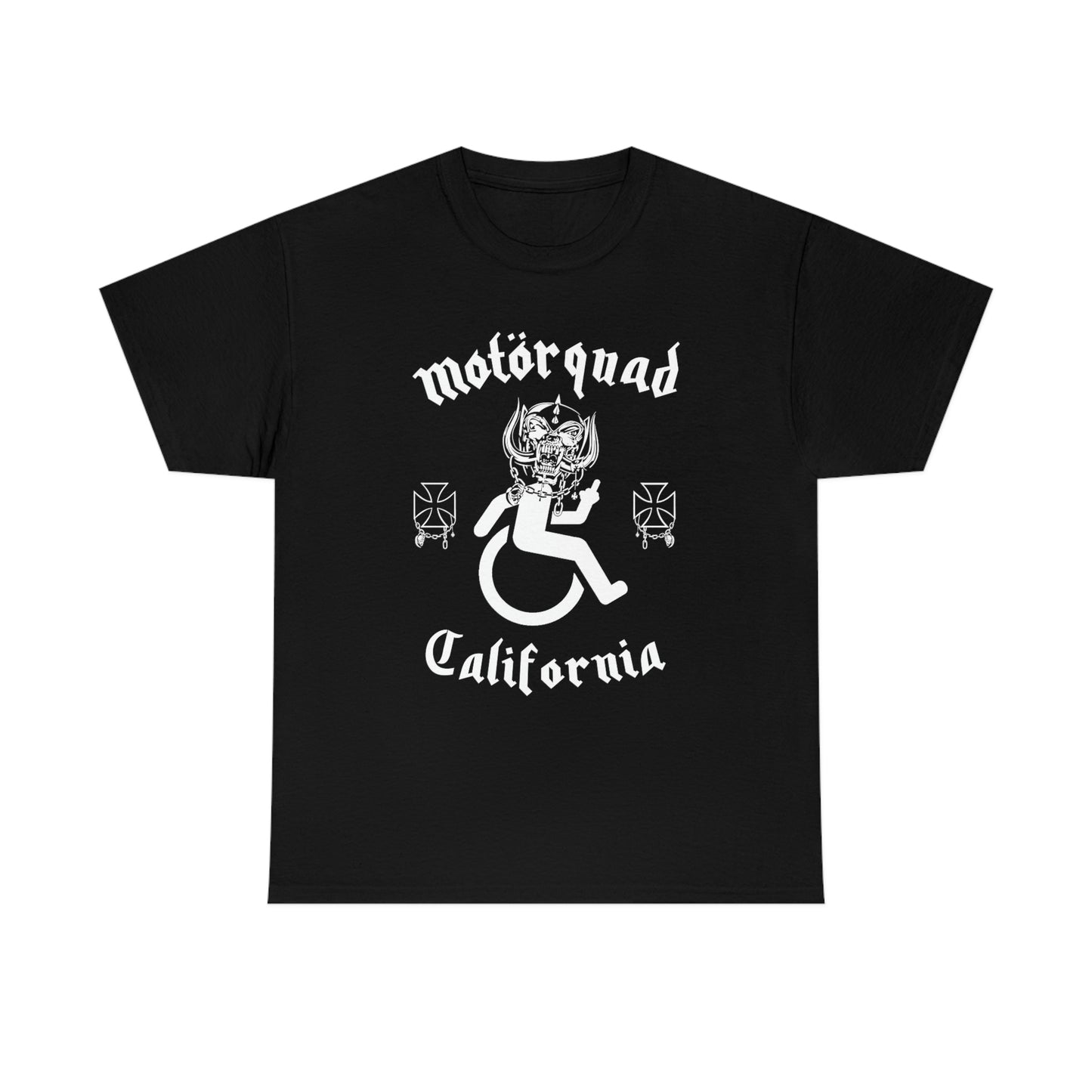 WHEELCHARIOT 3 (Motorquad) Unisex Heavy Cotton Tee