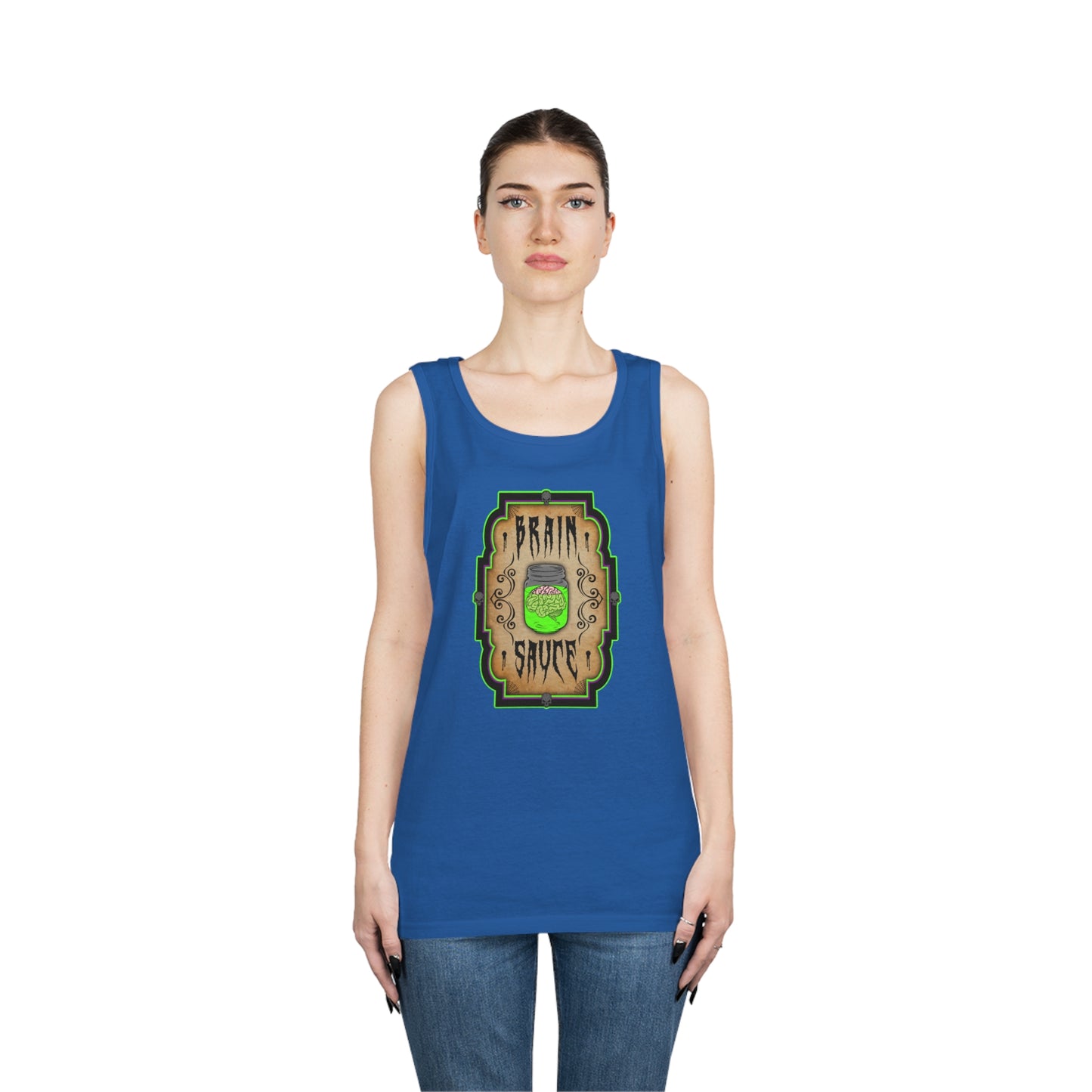 WITCHERY POTIONS 5 (BRAIN SAUCE)  Unisex Heavy Cotton Tank Top