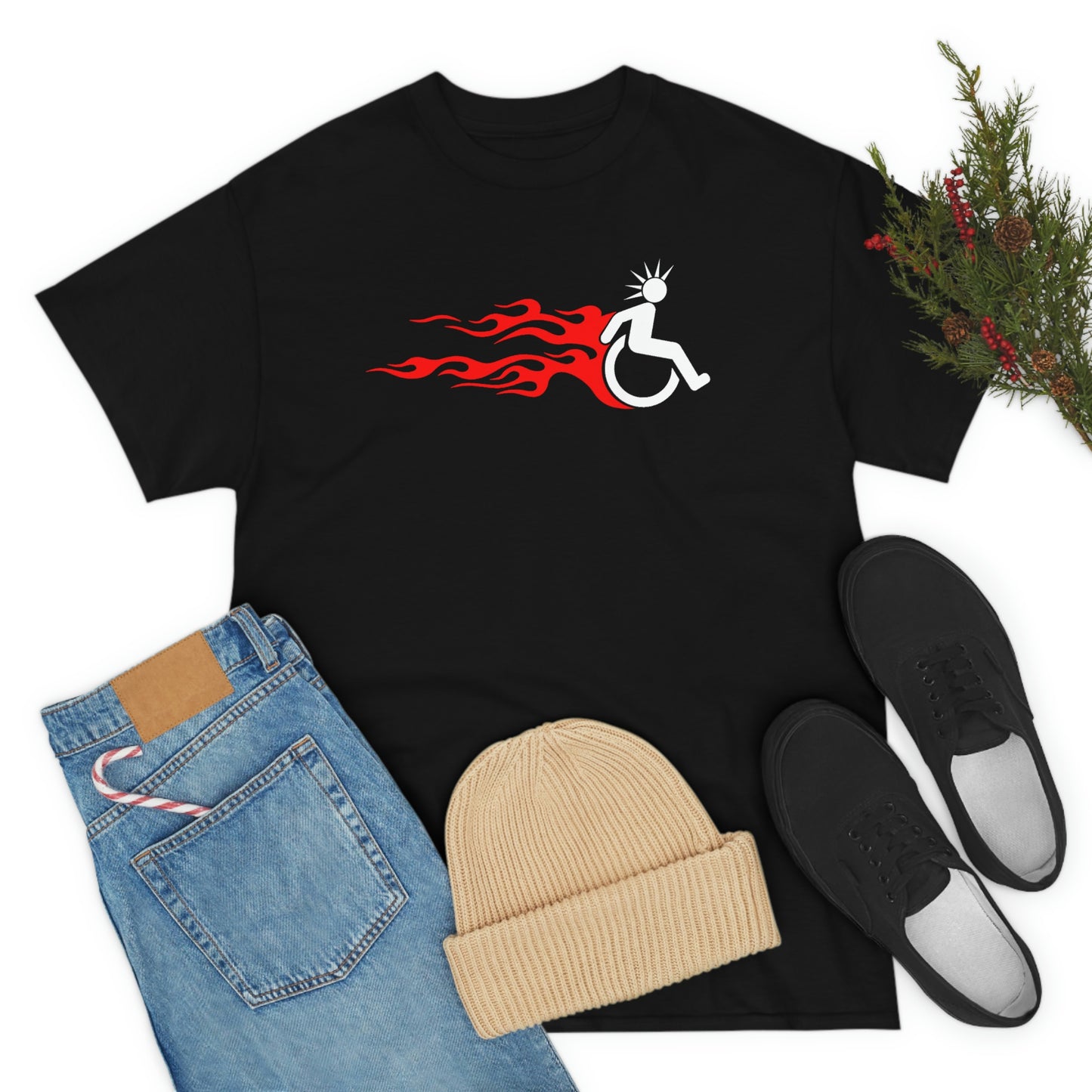 WHEELCHARIOT 2 (Flamer) Unisex Heavy Cotton Tee