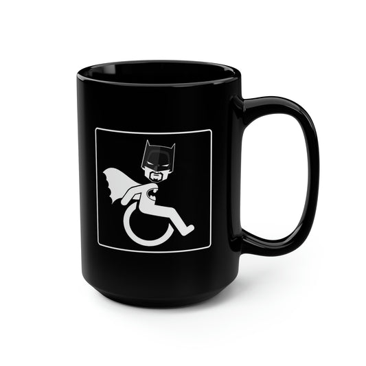 WHEELCHARIOT 10 (Bruce) 1 Black Mug, 15oz