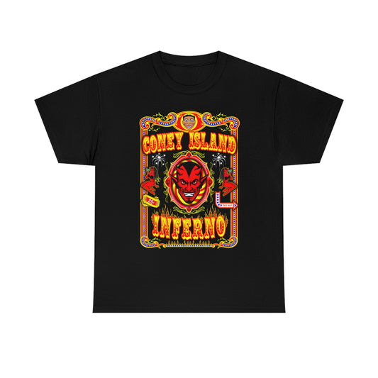 CONEY ISLAND 1 (INFERNO) Unisex Heavy Cotton Tee