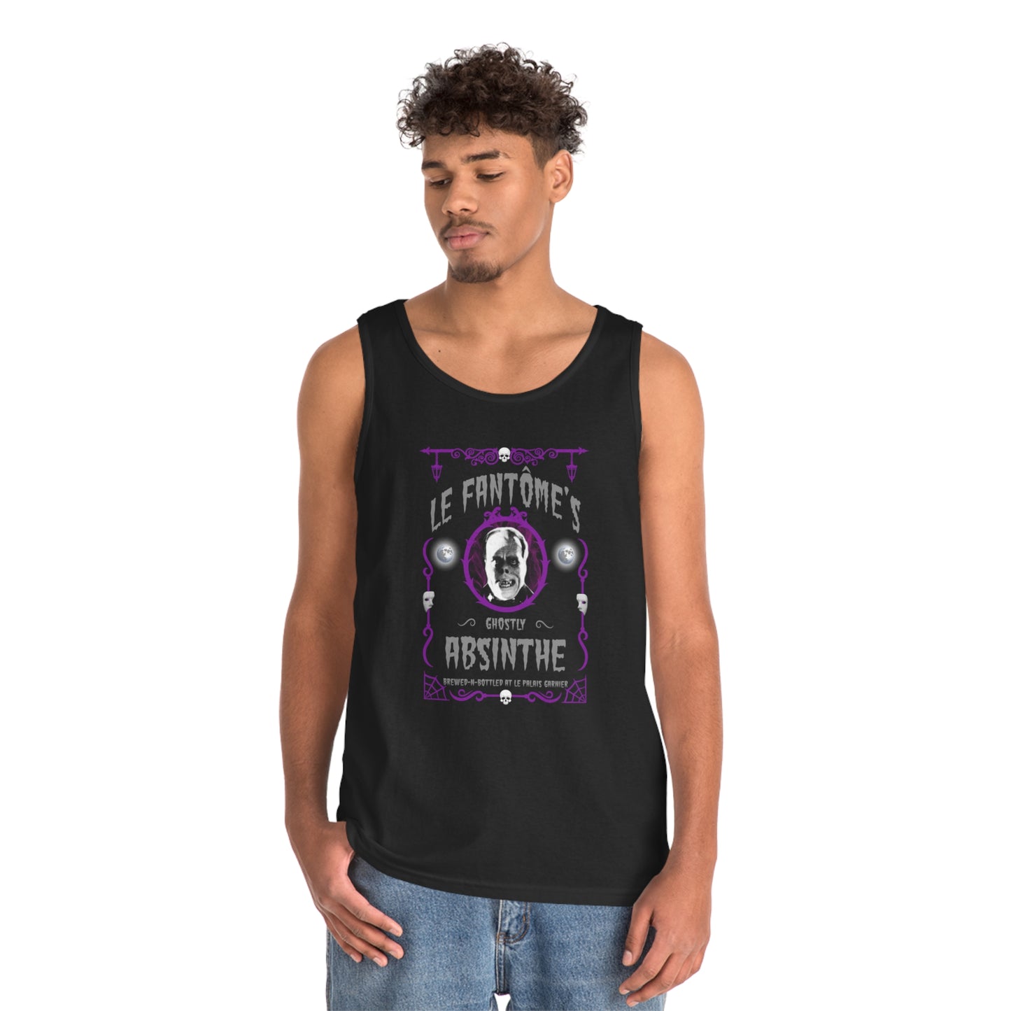 ABSINTHE MONSTERS 11 (PHANTOM) Unisex Heavy Cotton Tank Top