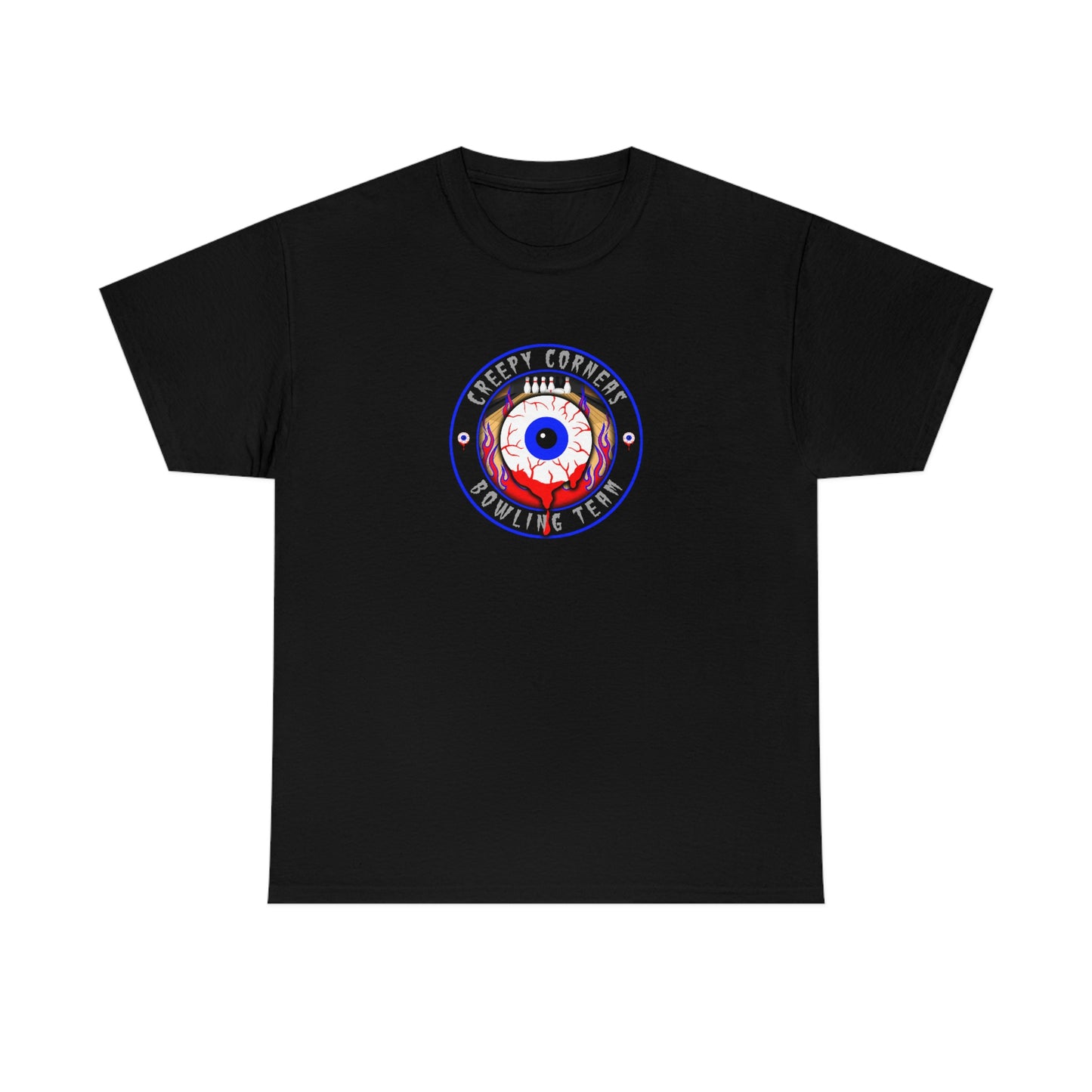 CREEPY CORNEAS - BOWLING TEAM Unisex Heavy Cotton Tee