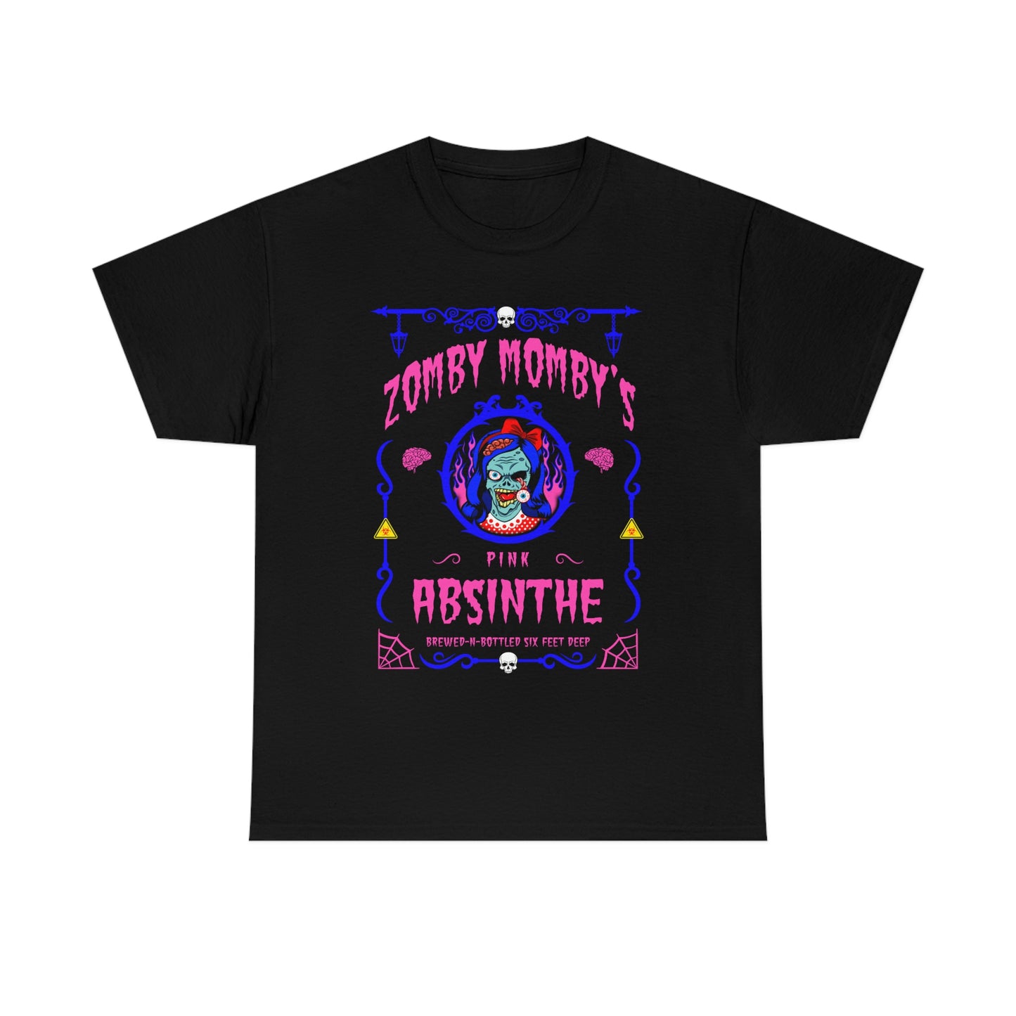 ABSINTHE MONSTERS 12 (ZOMBY MOMBY) Unisex Heavy Cotton Tee