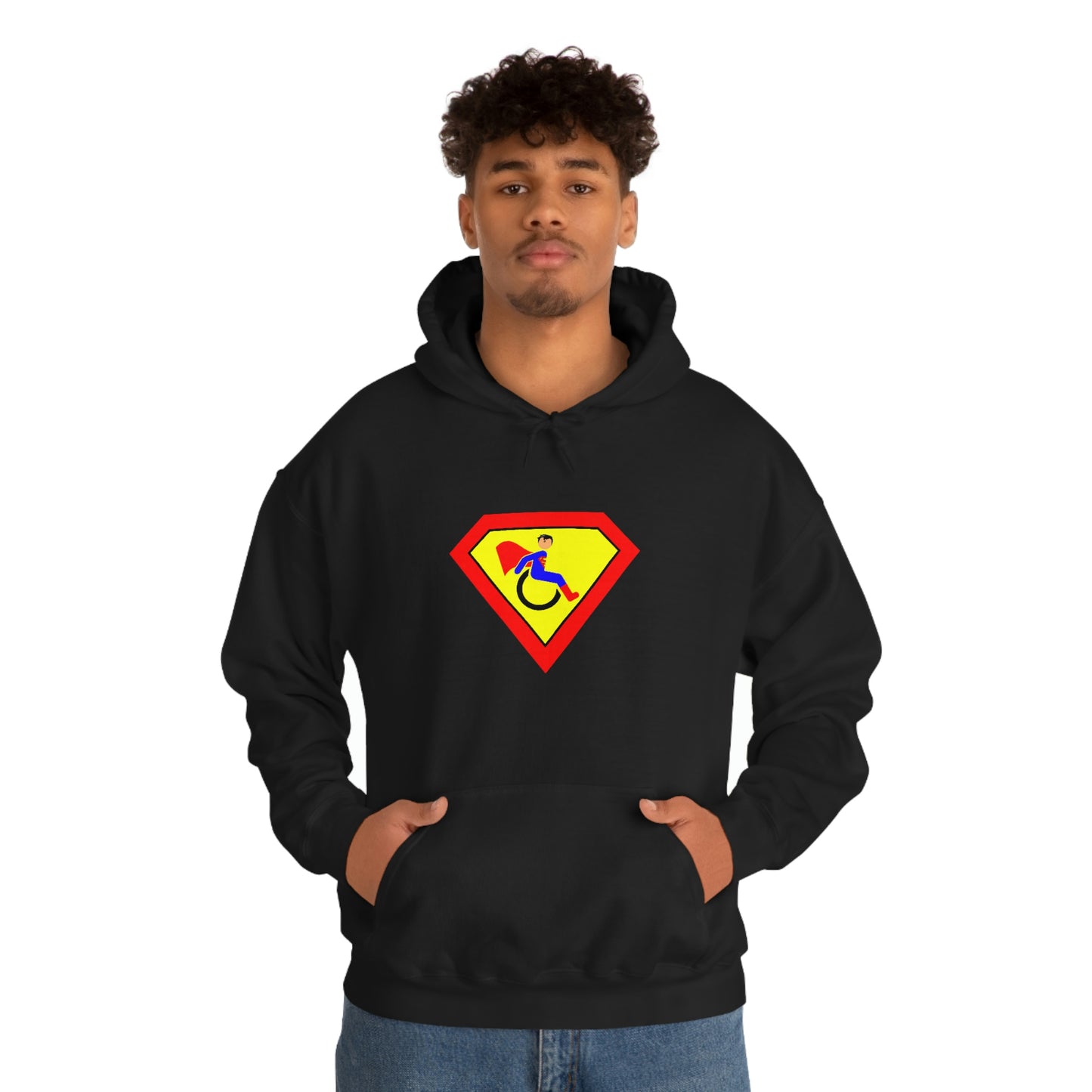 WHEELCHARIOT 11 (Clark) 1 Unisex Heavy Blend™ Hooded Sweatshirt