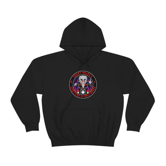 COUNT ORLOK - CHOPPERS N BAIL BONDS Unisex Heavy Blend™ Hooded Sweatshirt