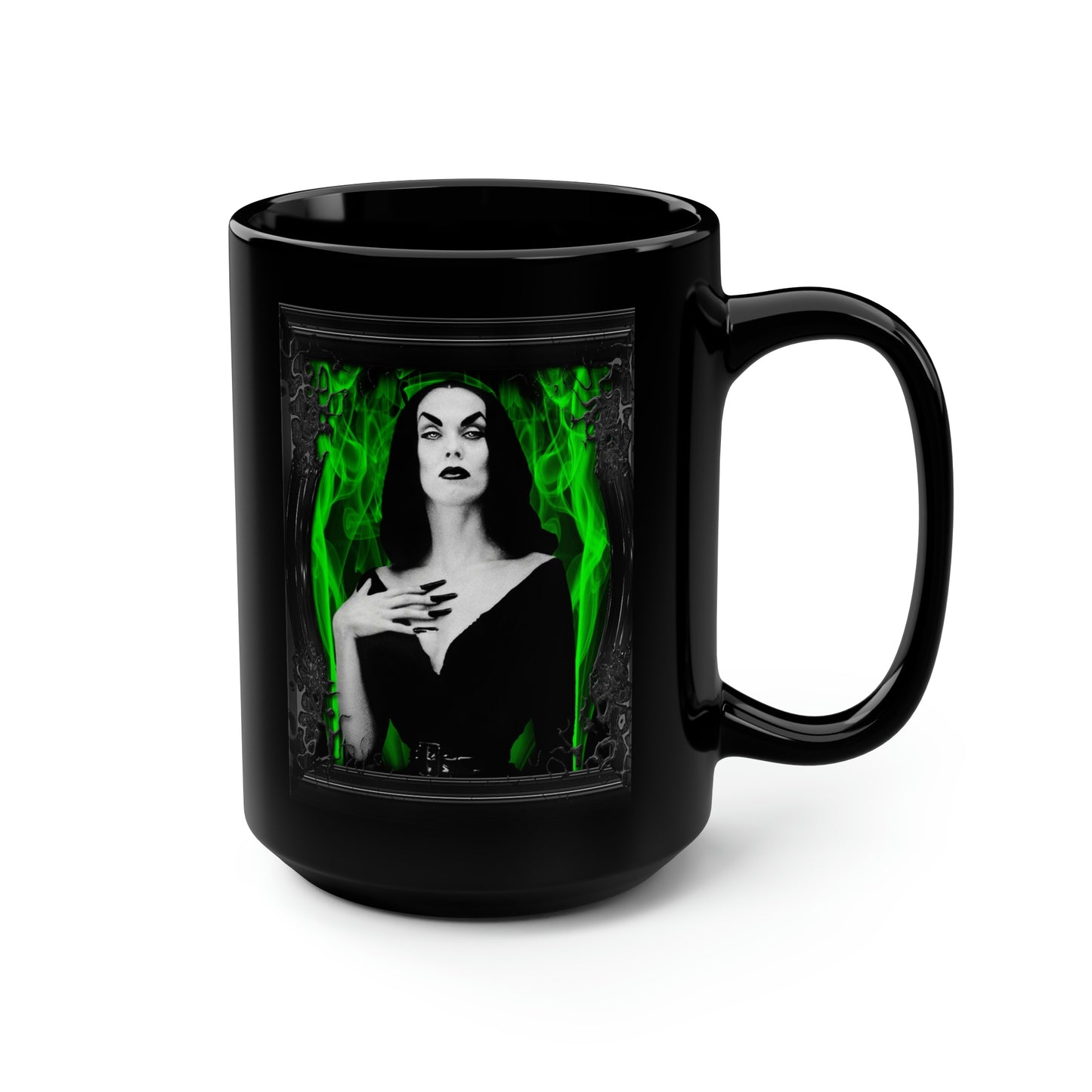 VAMPIRA 3 Black Mug, 15oz