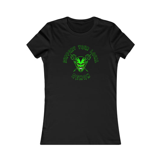 SUPPORT YOUR LOCAL DEMON 1 (G) Women's Favorite Tee