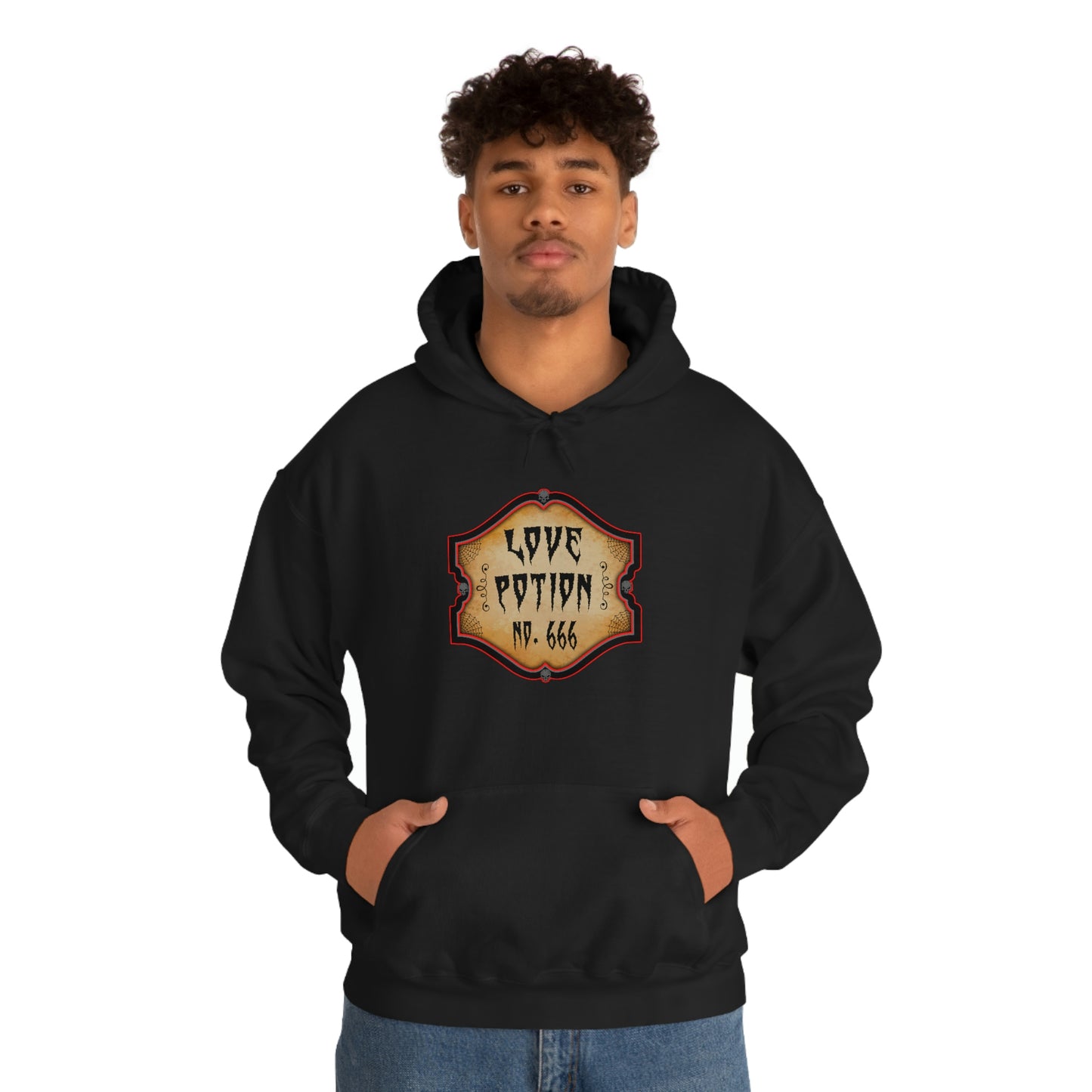 WITCHERY POTIONS 7 (LOVE POTION NO. 666) Unisex Heavy Blend™ Hooded Sweatshirt