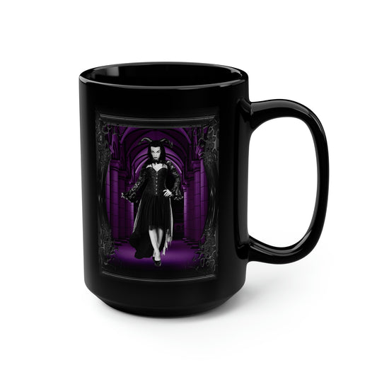 VAMPIRA 13 Black Mug, 15oz