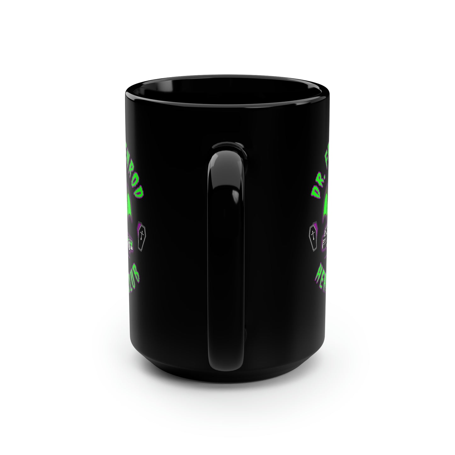 DR. FRANKENROD - HEARSE CLUB Black Mug, 15oz