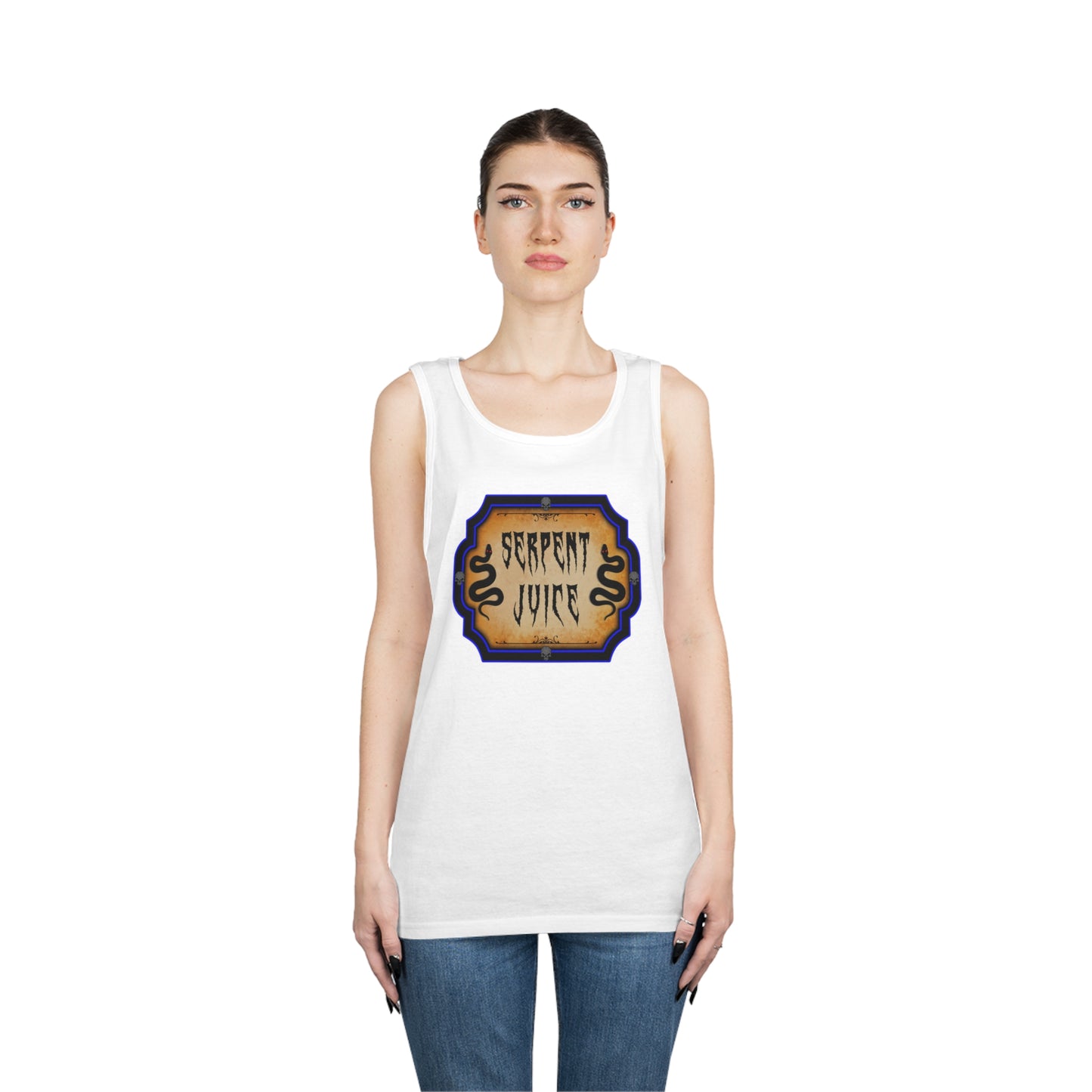 WITCHERY POTIONS 10 (SERPENT JUICE)  Unisex Heavy Cotton Tank Top