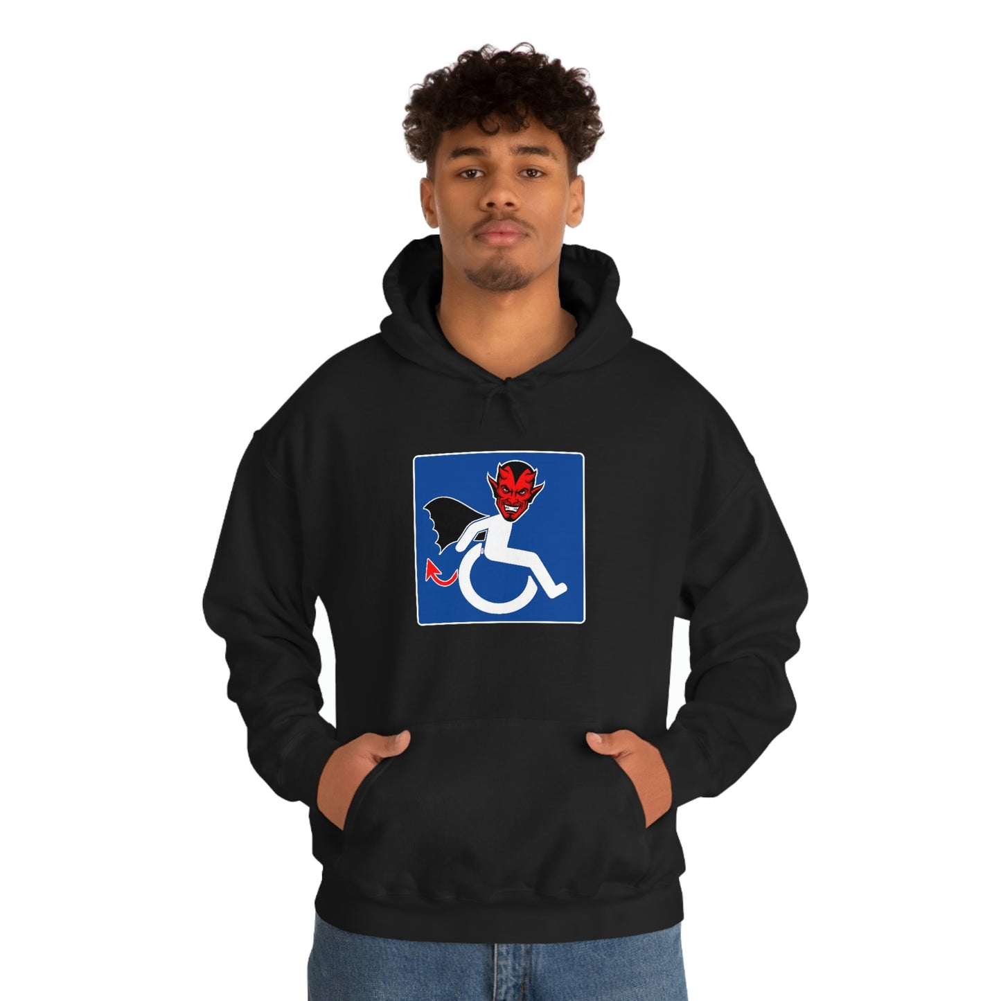 WHEELCHARIOT 5 (Luis) 2 Unisex Heavy Blend™ Hooded Sweatshirt