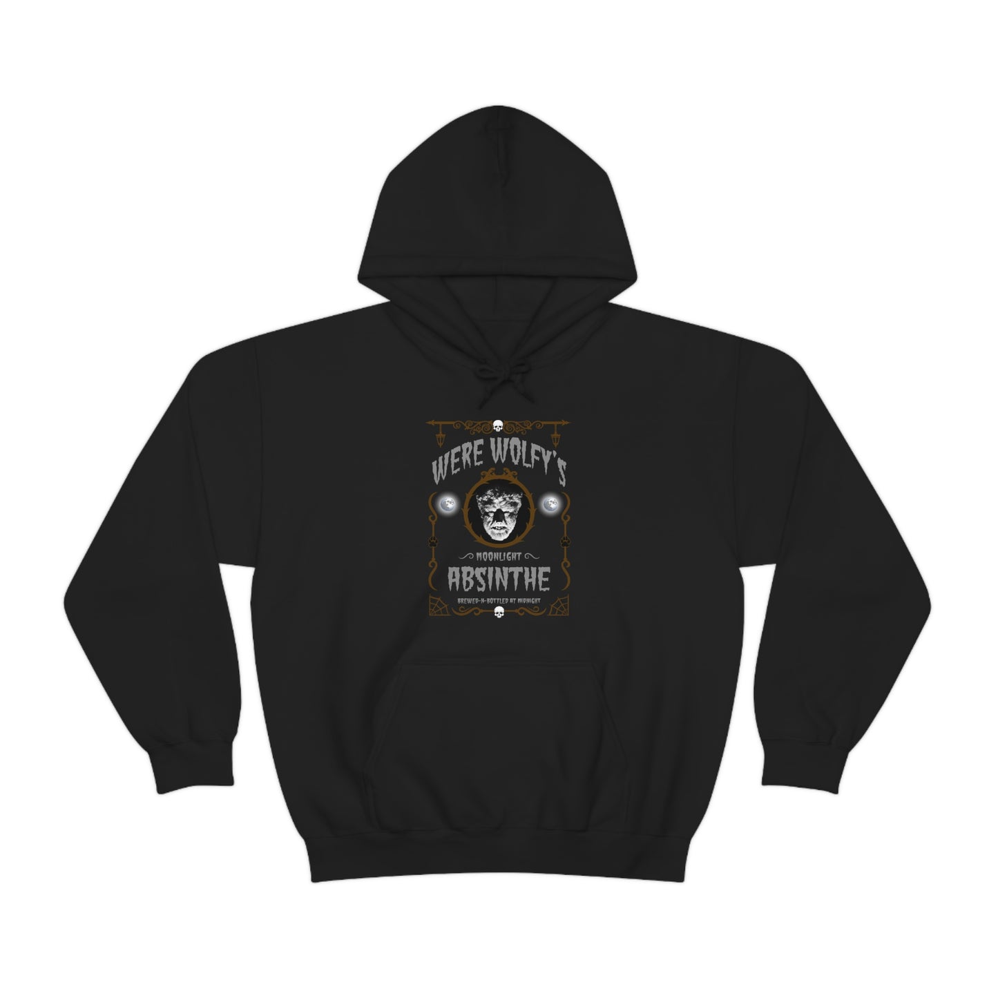 ABSINTHE MONSTERS 10 (WERE WOLFY) Unisex Heavy Blend™ Hooded Sweatshirt