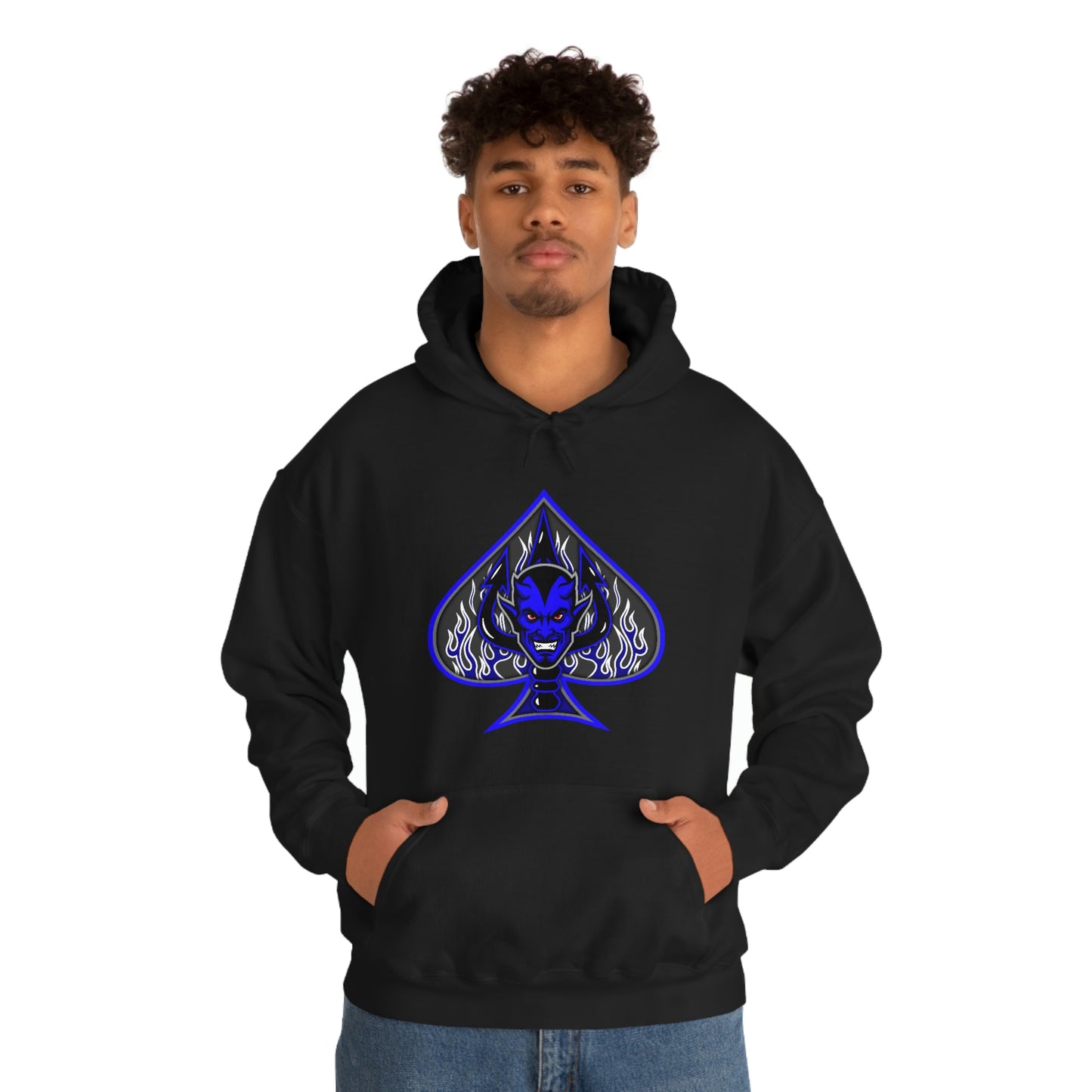 SPADE 1 (B) Unisex Heavy Blend™ Hooded Sweatshirt