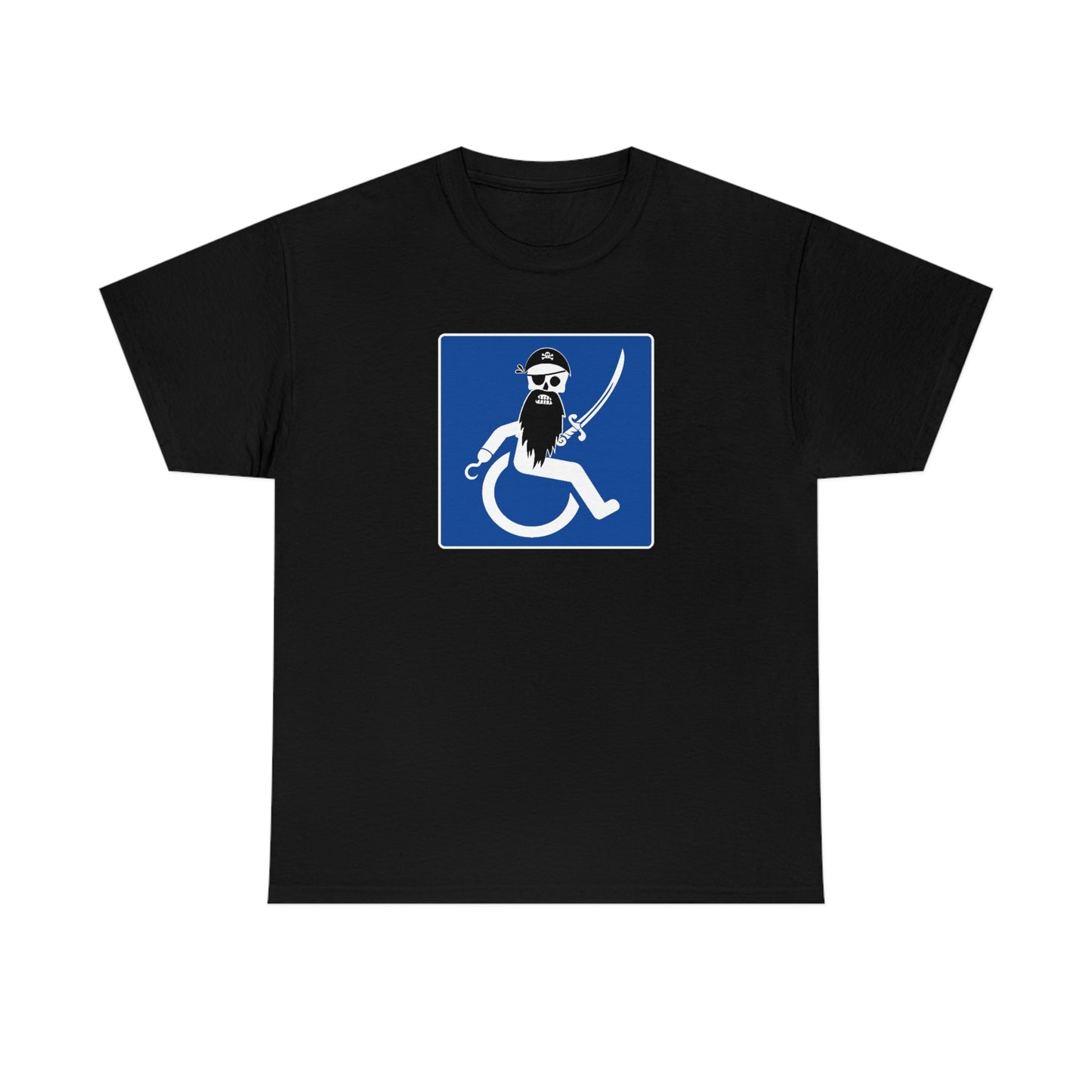 WHEELCHARIOT 4 (Pirate) 2 Unisex Heavy Cotton Tee