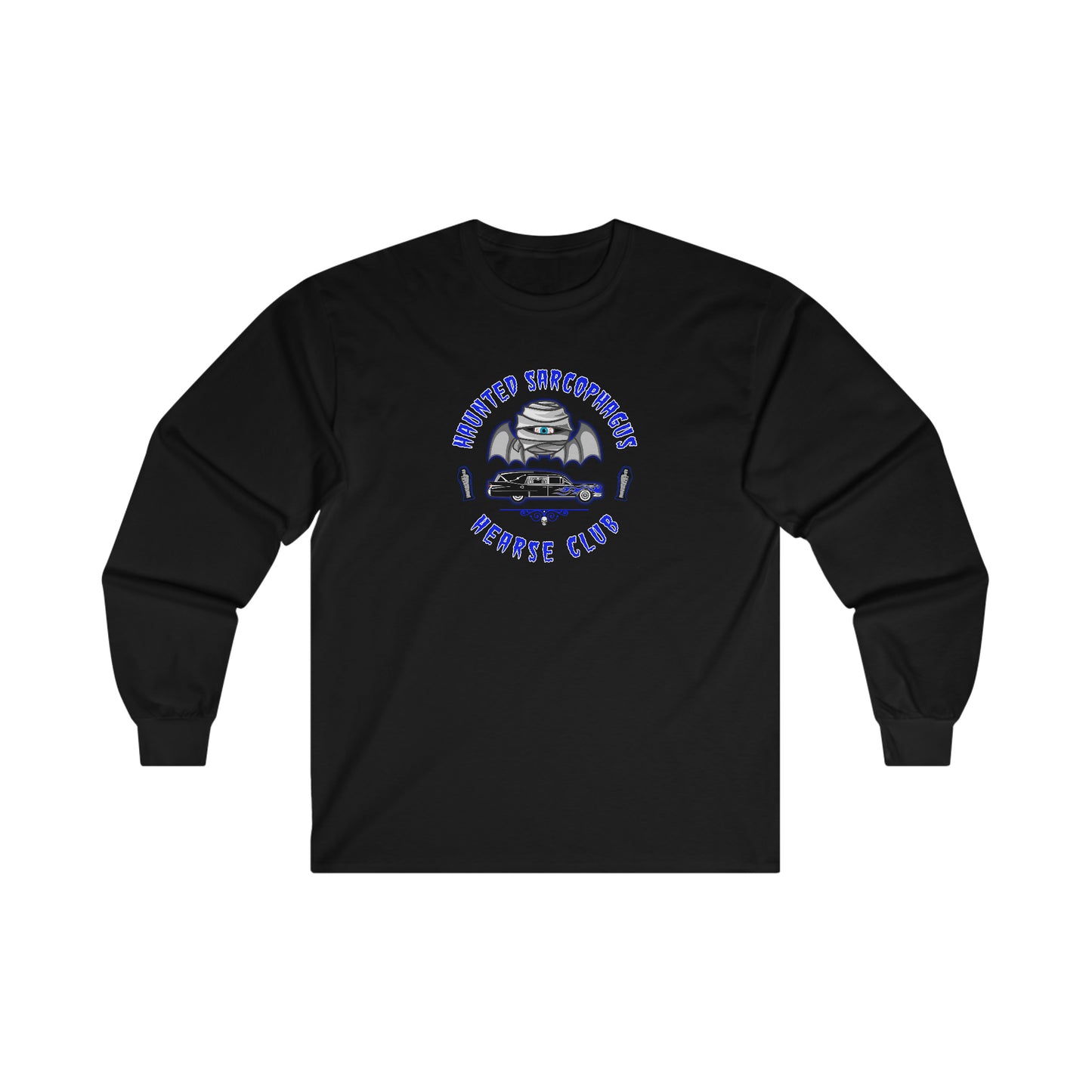 HAUNTED SARCOPHAGUS - HEARSE CLUB Ultra Cotton Long Sleeve Tee