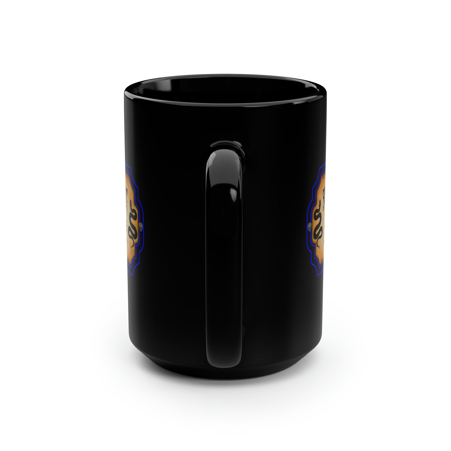 WITCHERY POTIONS 10 (SERPENT JUICE) Black Mug, 15oz