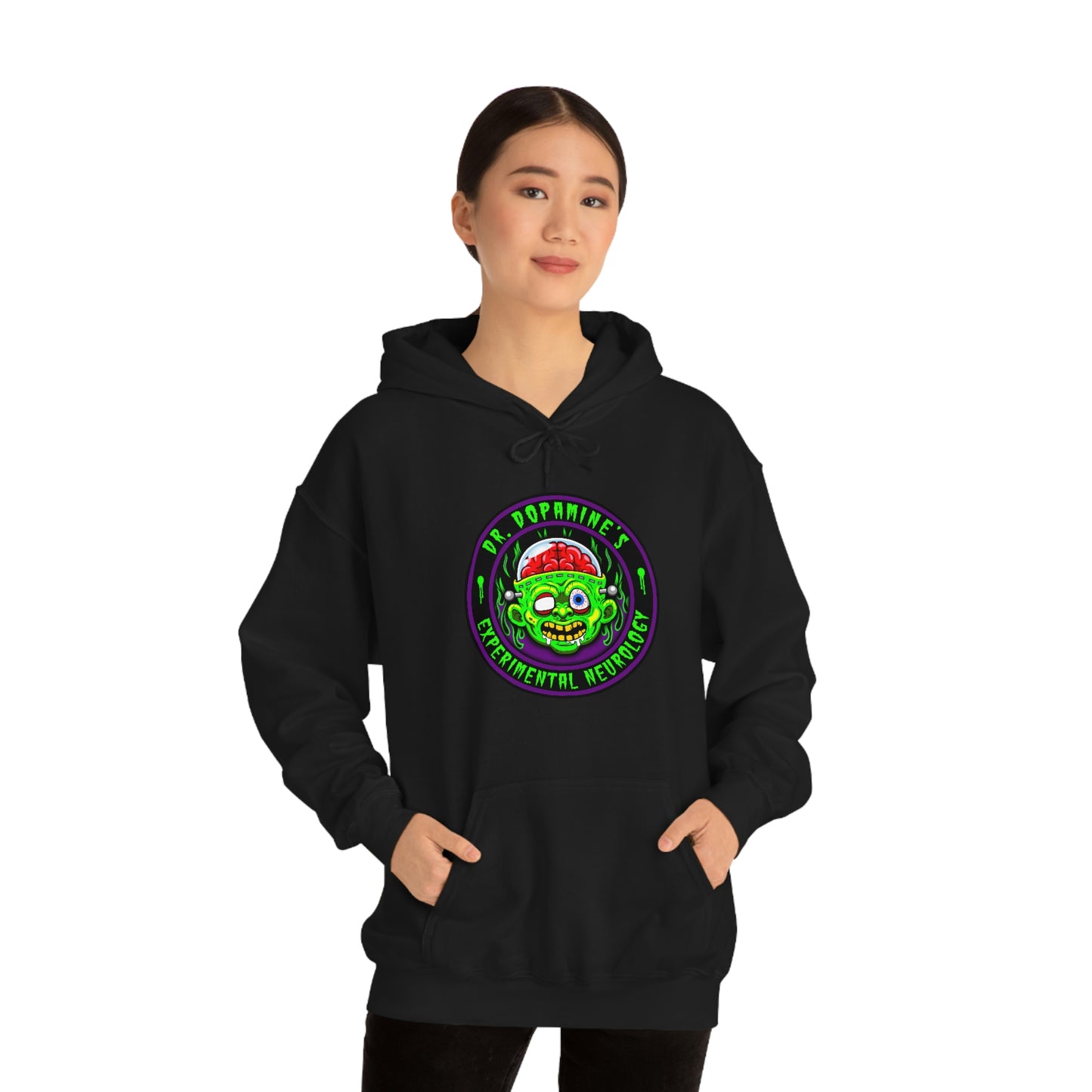 DR DOPAMINE'S - EXPERIMENTAL NEUROLOGY Unisex Heavy Blend™ Hooded Sweatshirt