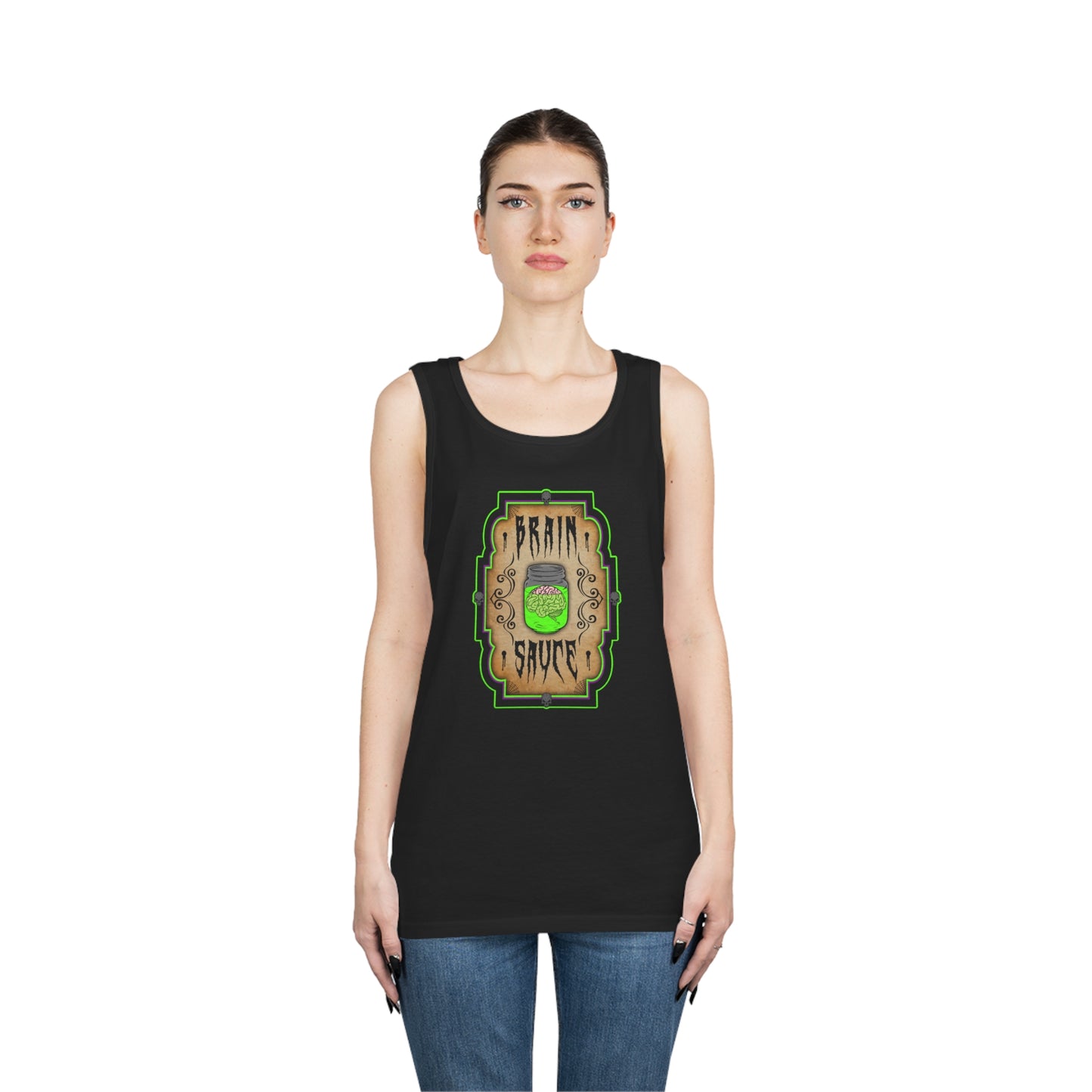 WITCHERY POTIONS 5 (BRAIN SAUCE)  Unisex Heavy Cotton Tank Top