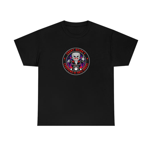 COUNT ORLOK - CHOPPERS N BAIL BONDS Unisex Heavy Cotton Tee