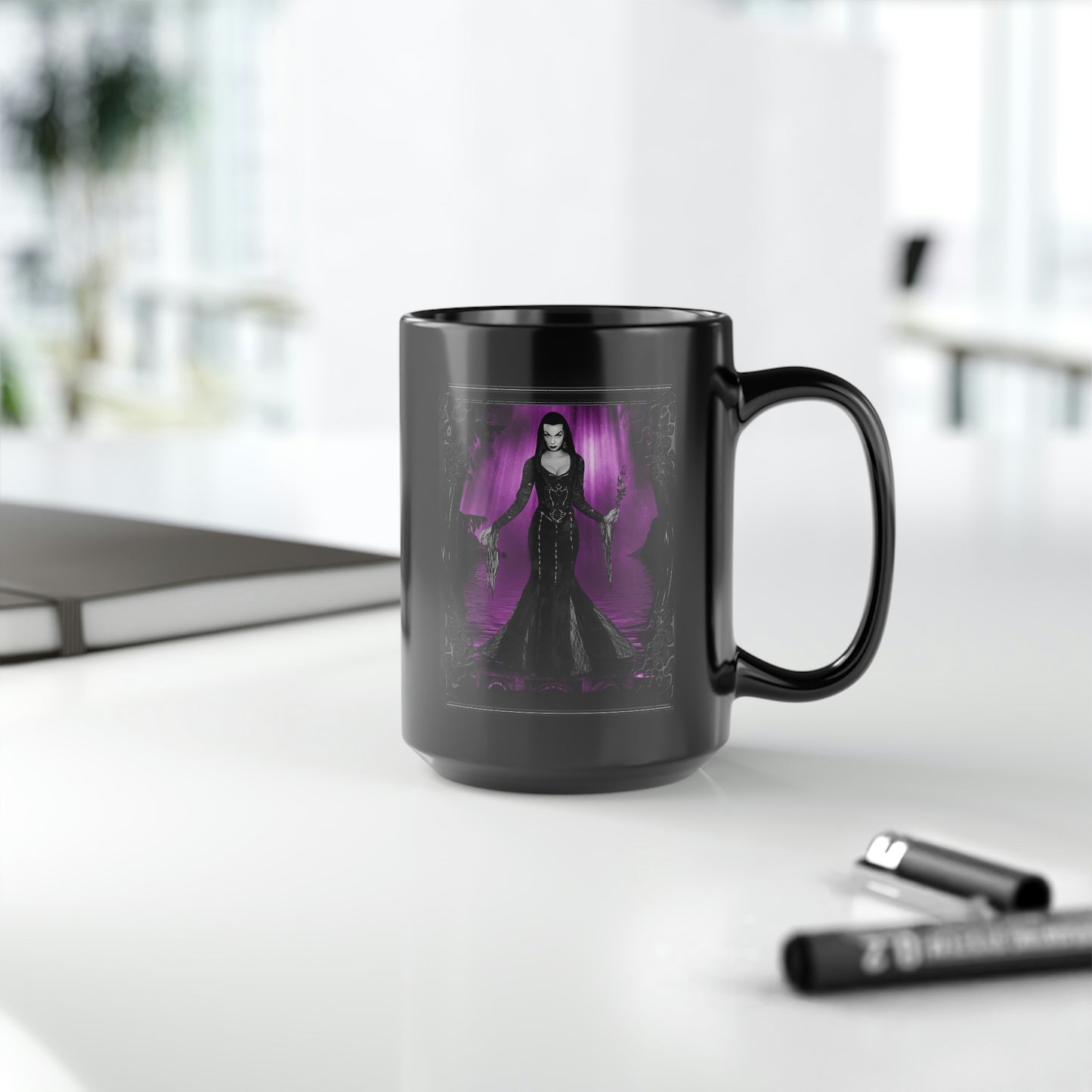 VAMPIRA 10 Black Mug, 15oz